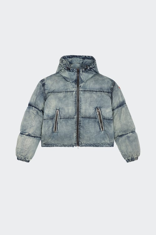 DIESEL Doudoune Bleu