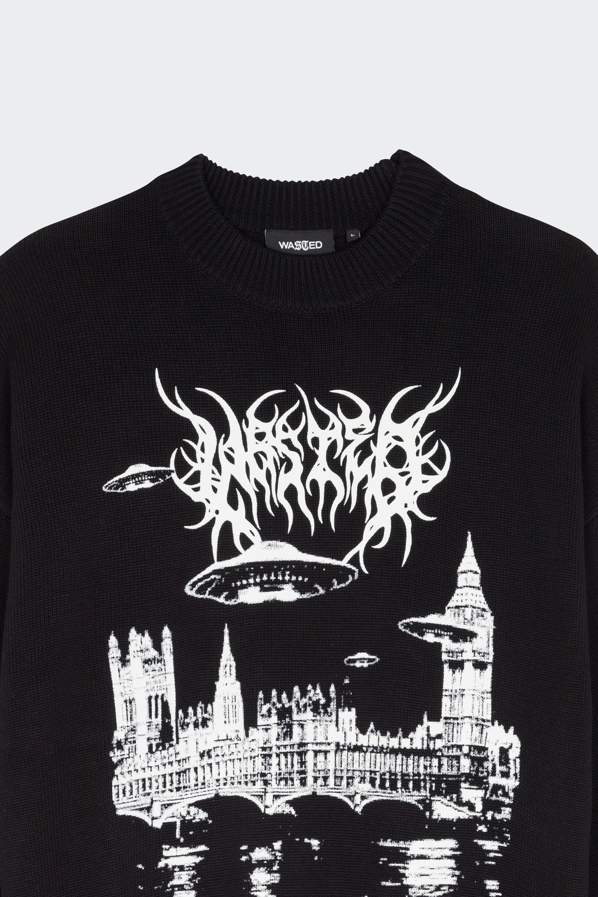 Sweater | Black by WASTED Sweater Black