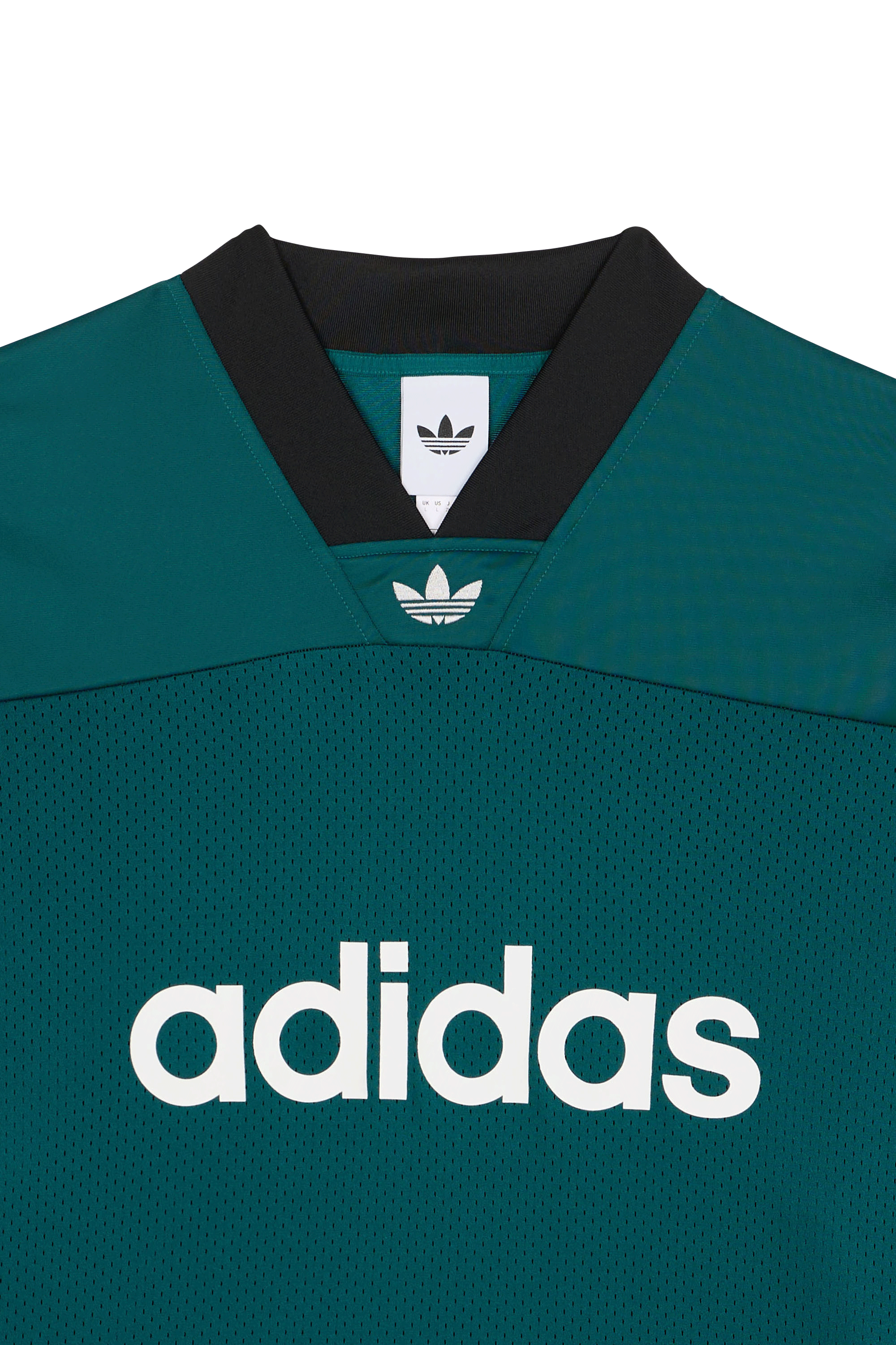 Regular-fit round-neck cotton T-shirt | Green ADIDAS Men