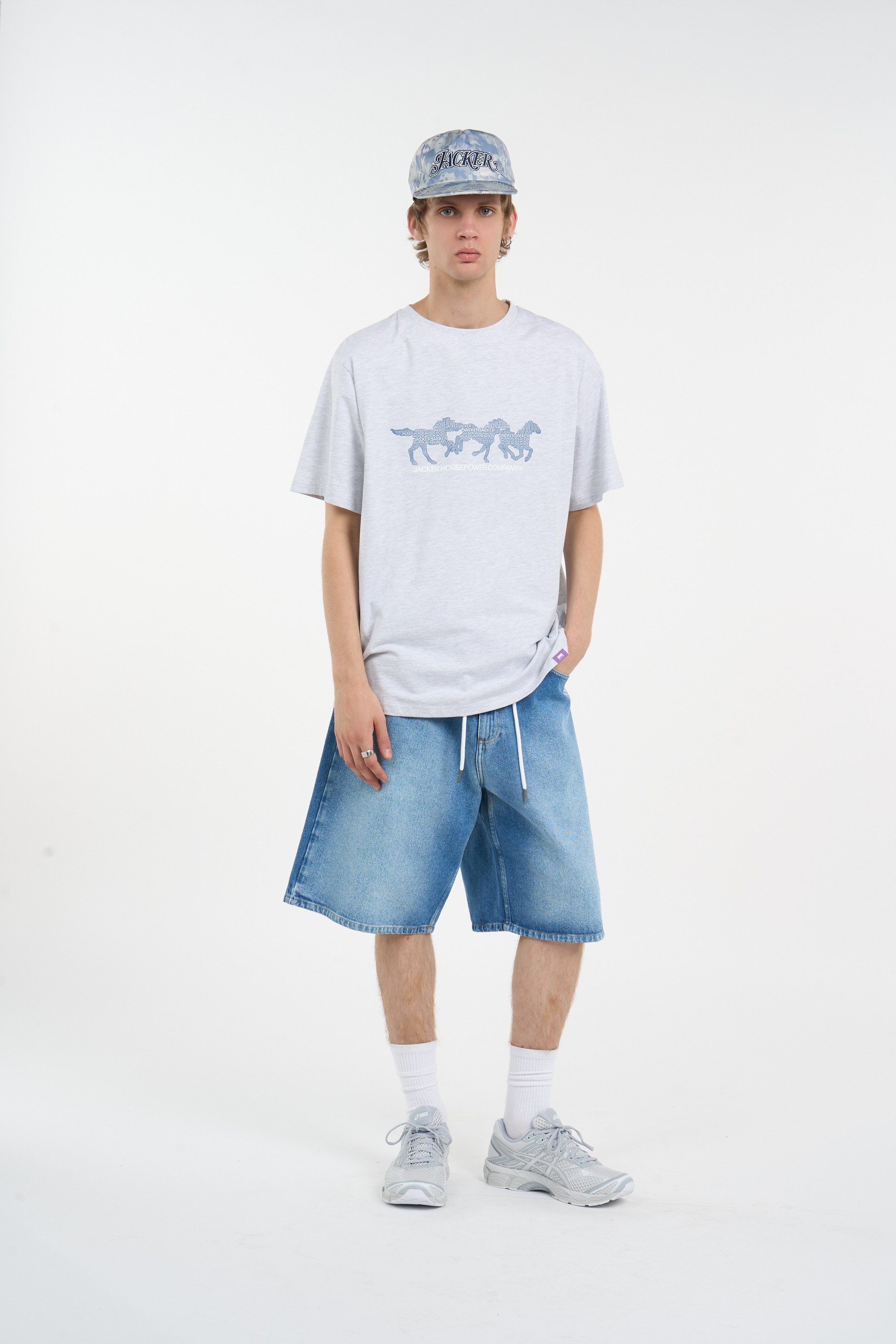 T-shirt JACKER Gris