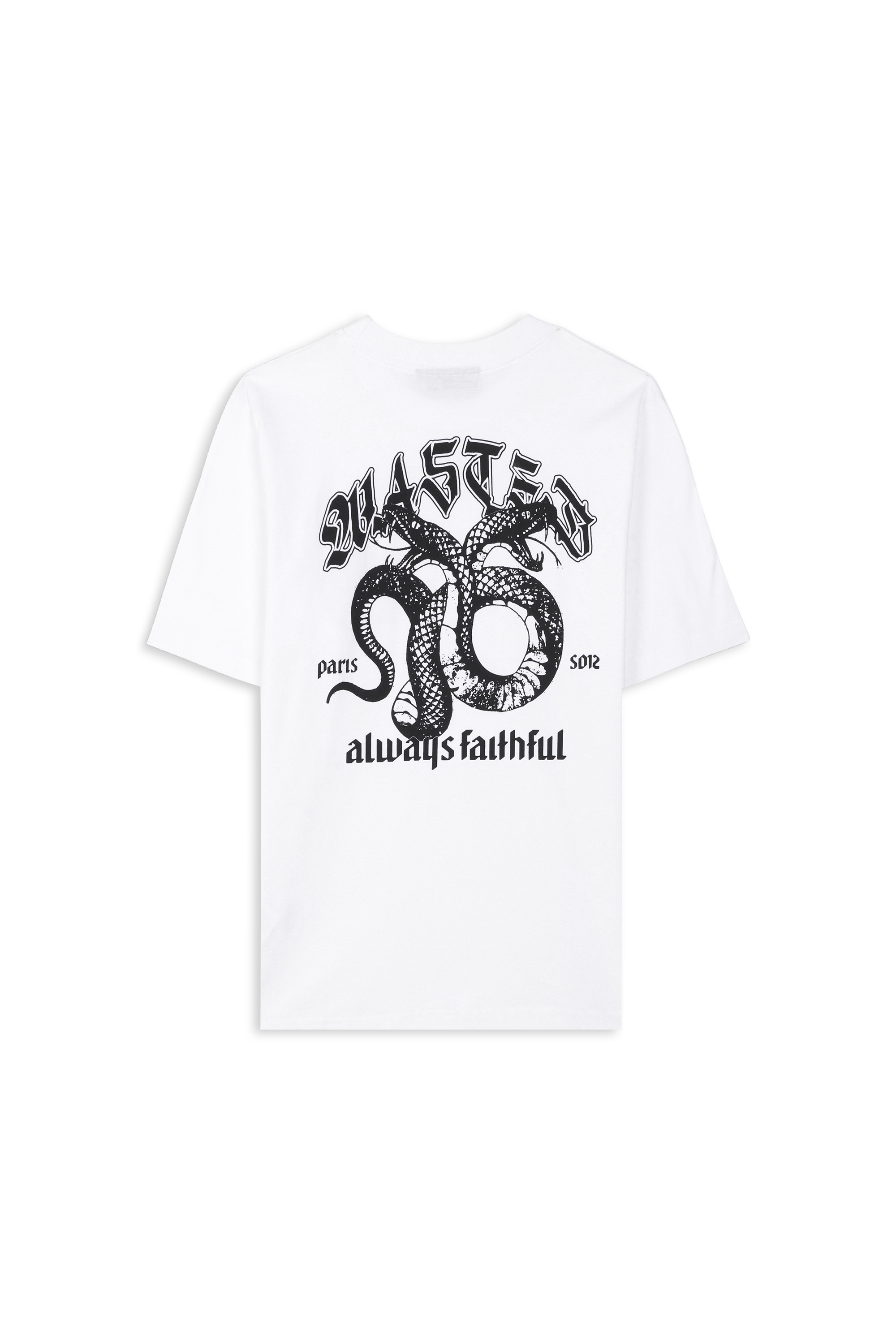 T-shirt WASTED Blanc