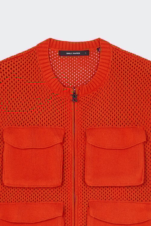 DAILY PAPER Gilet Rouge