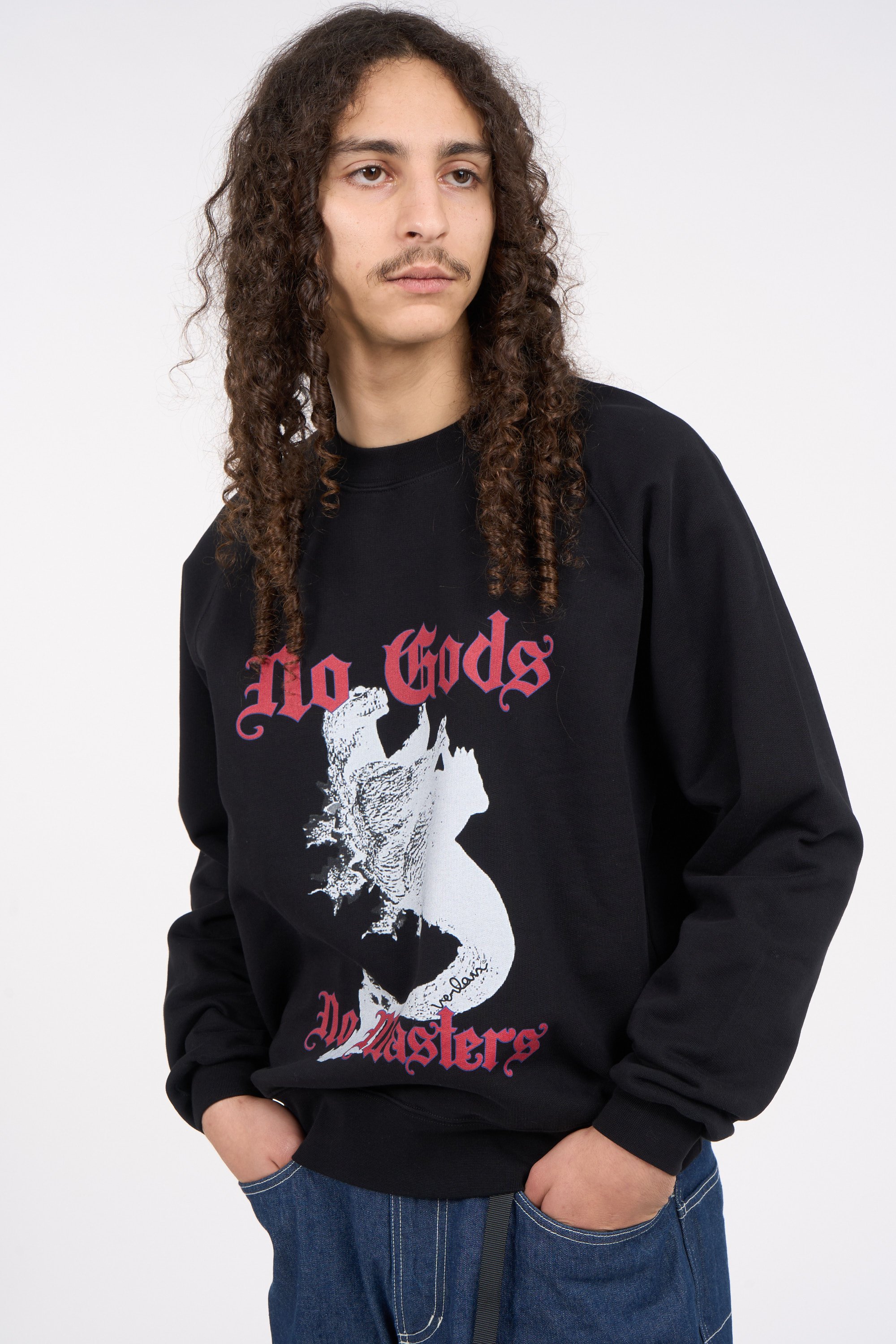 sweatshirt | Black by VERLAN sweatshirt Black