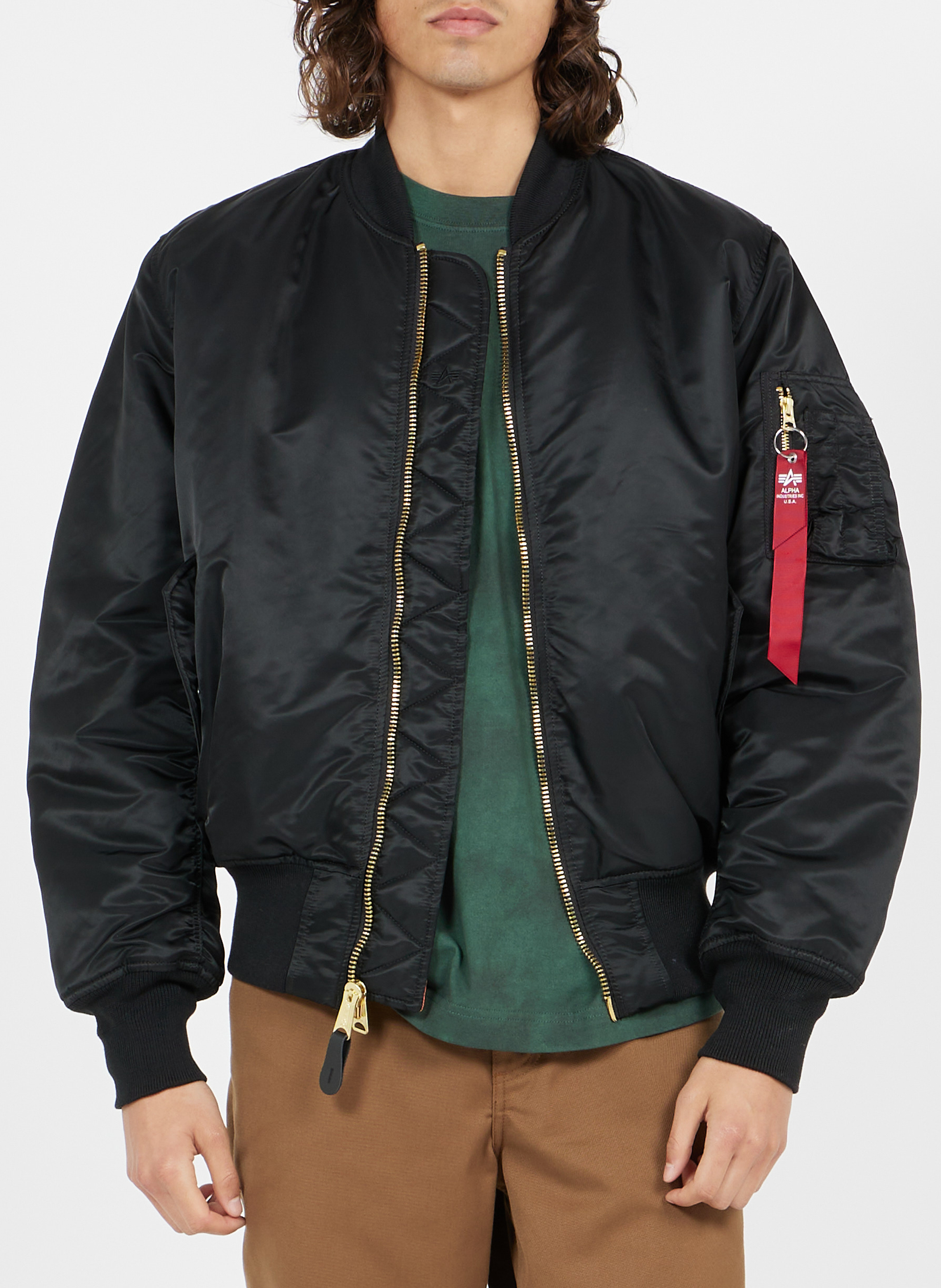 bomber | Black ALPHA INDUSTRIES Men