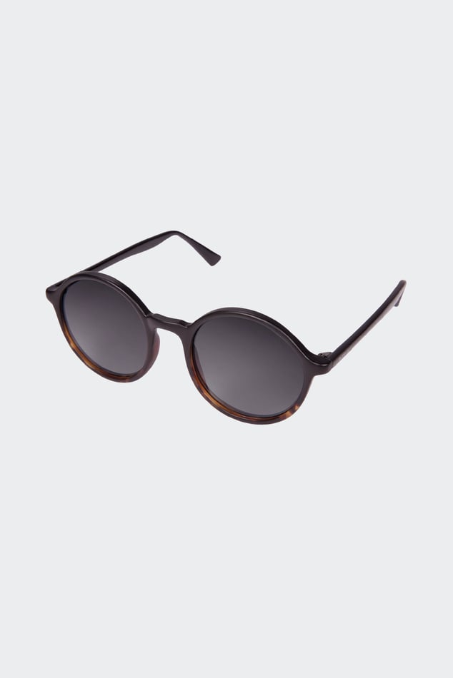 Round Sunglasses Madison Black Komono Man Citadium