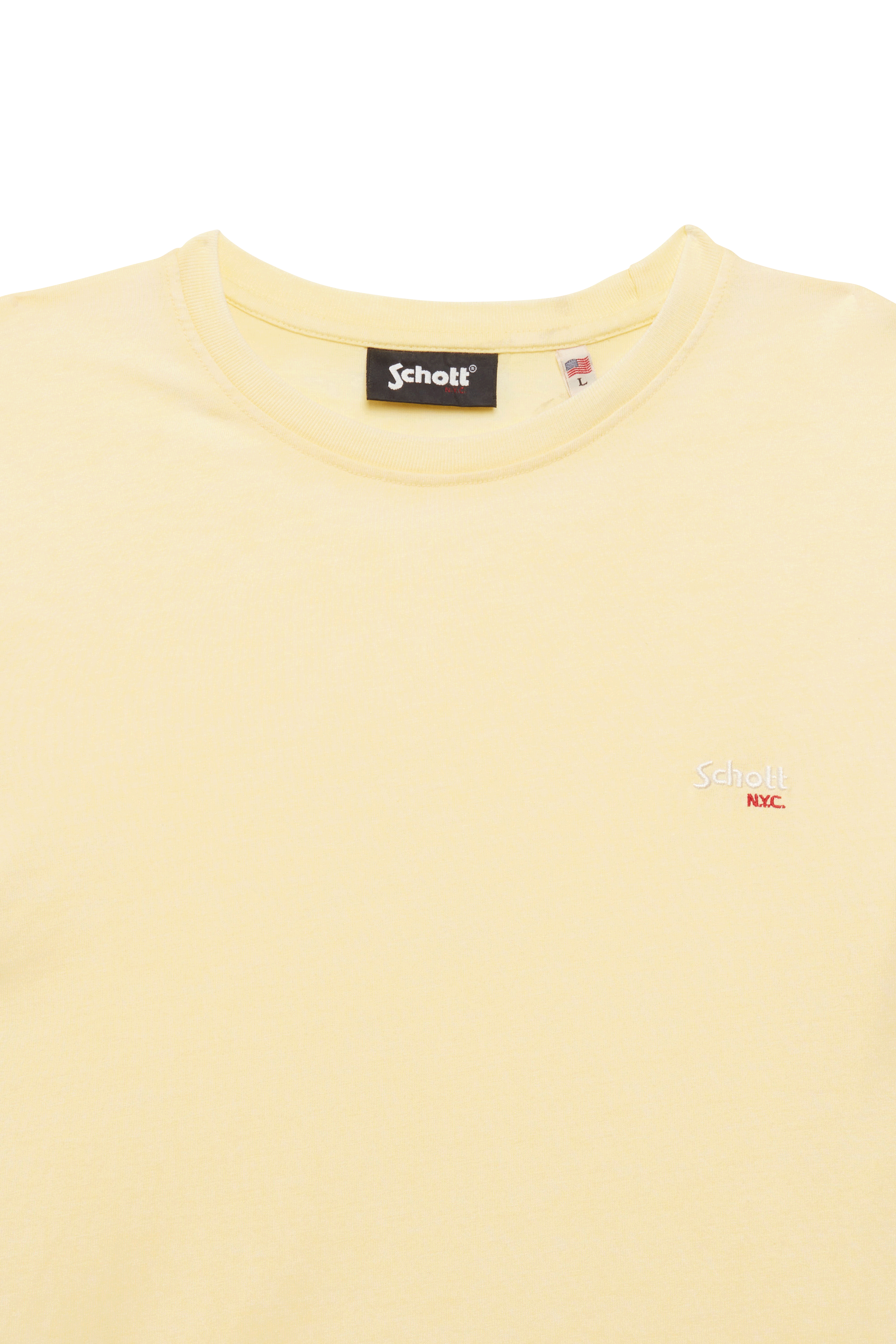 t-shirt SCHOTT Yellow