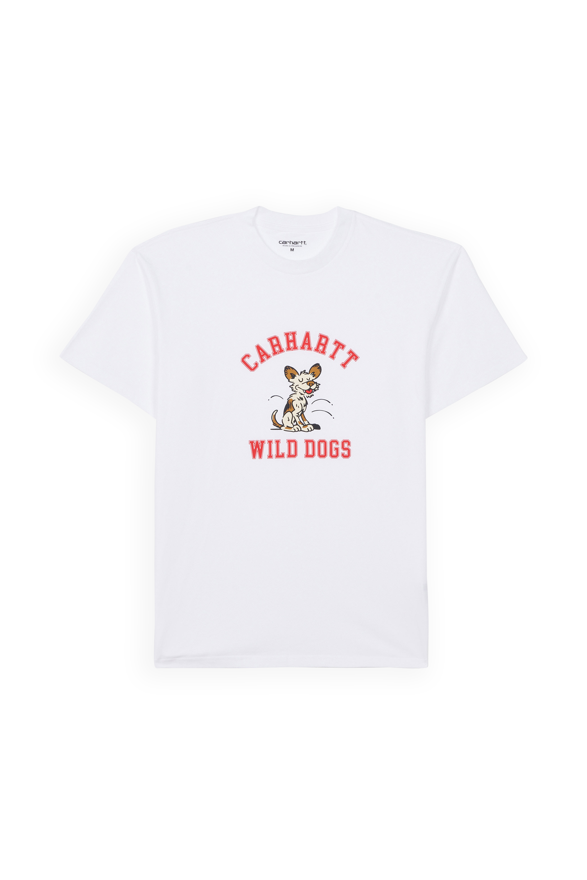 Regular-fit round-neck cotton T-shirt White
