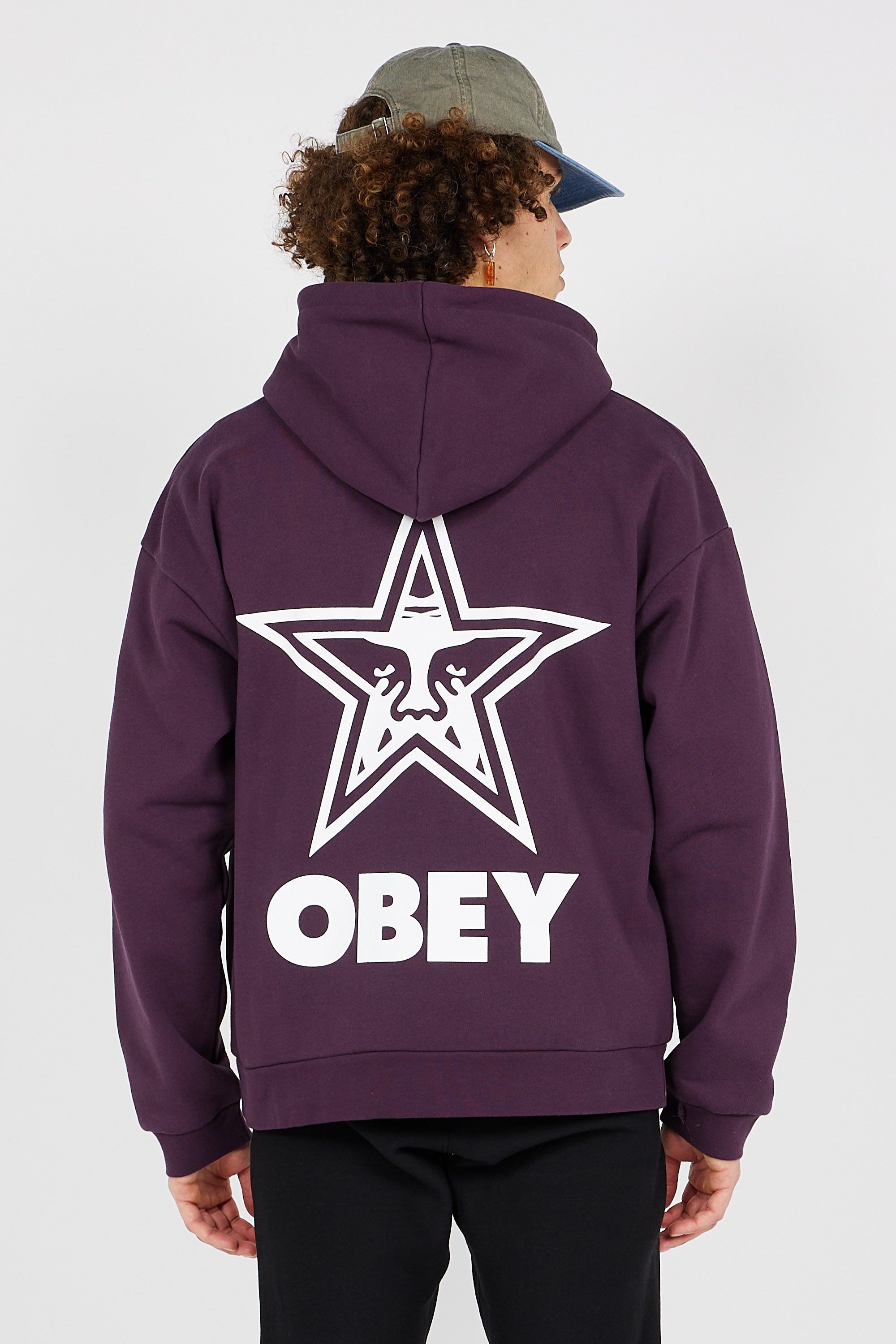 Hoodie | Purple by OBEY Hoodie Purple