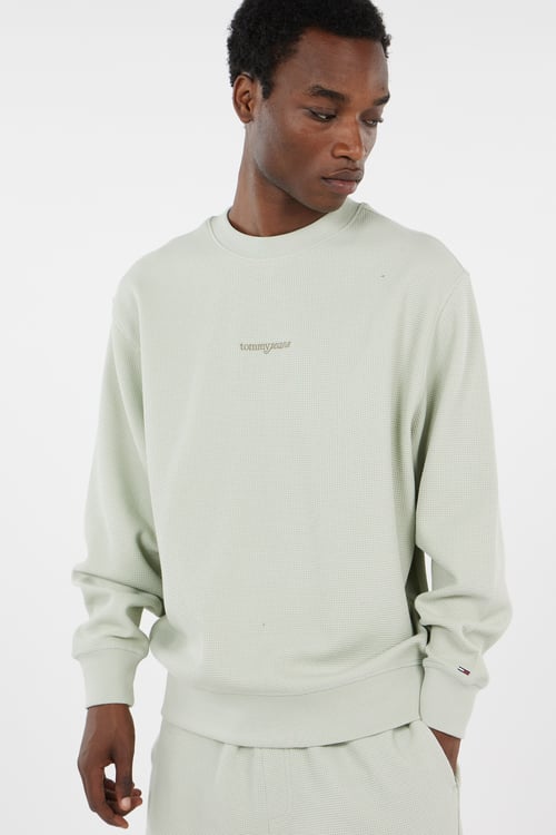 TOMMY JEANS Sweatshirt Vert
