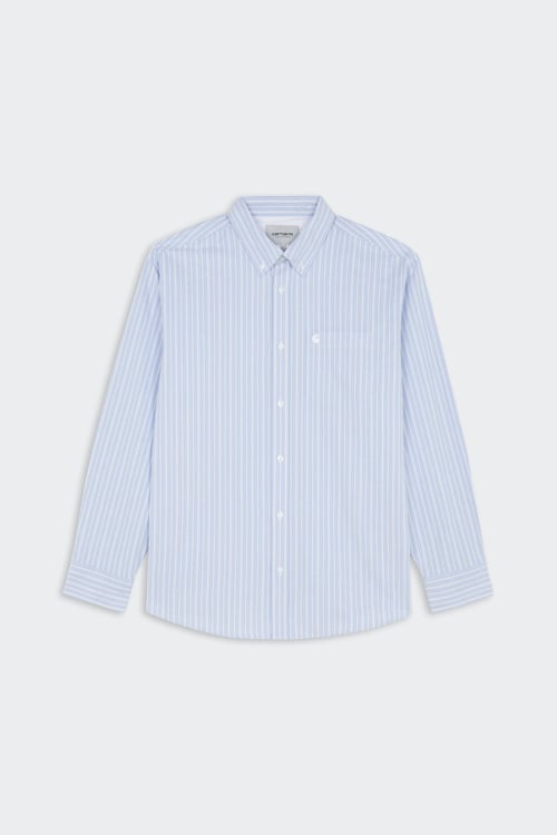 Chemise oversize en coton - Taille S Bleu