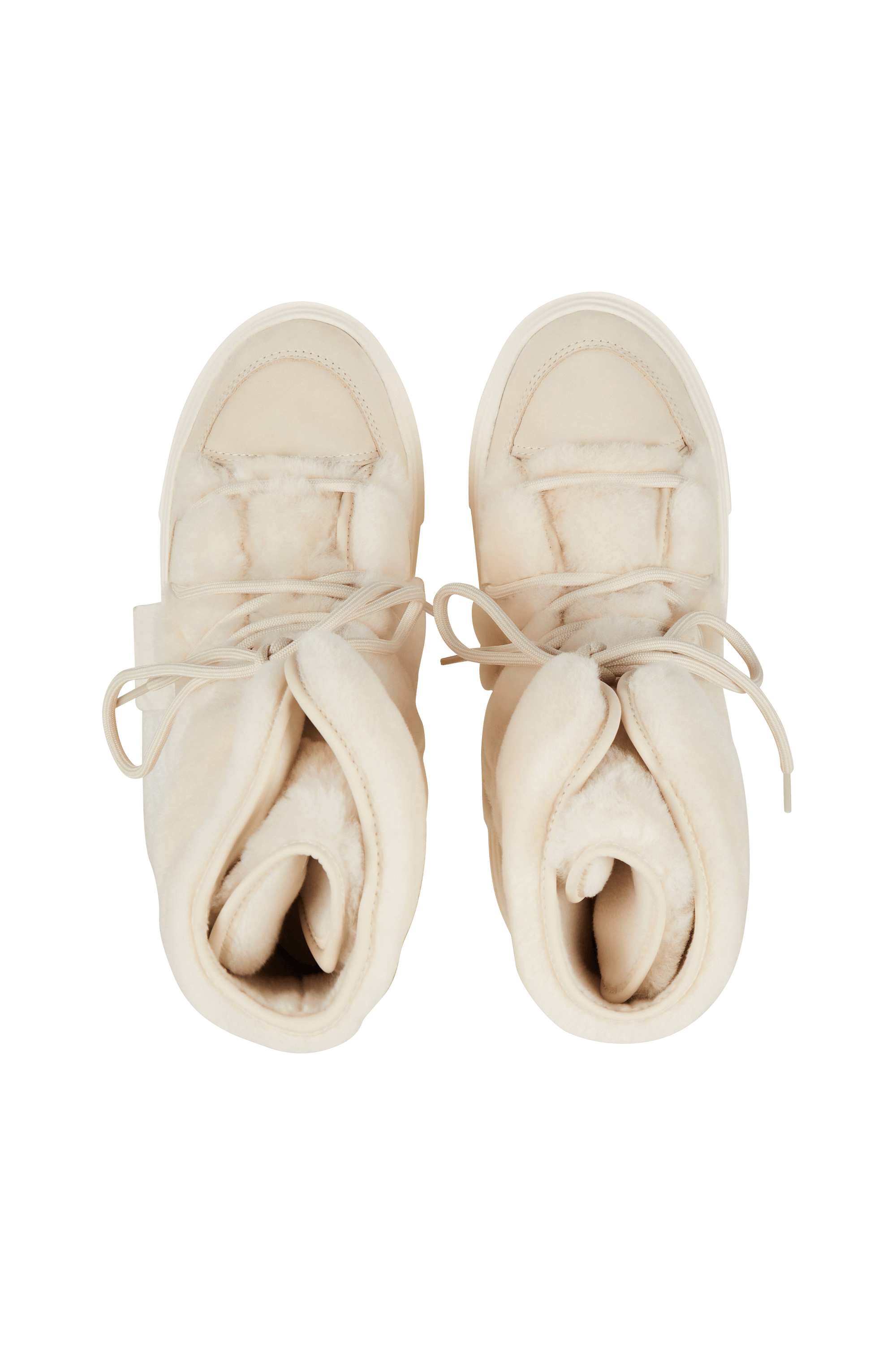 Lace-up leather mid-calf boots | Beige CONVERSE Women