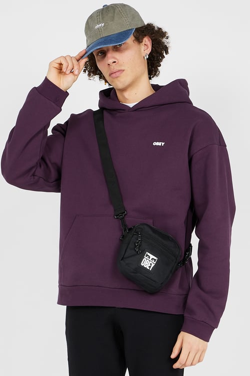 OBEY Sac bandouilière Noir