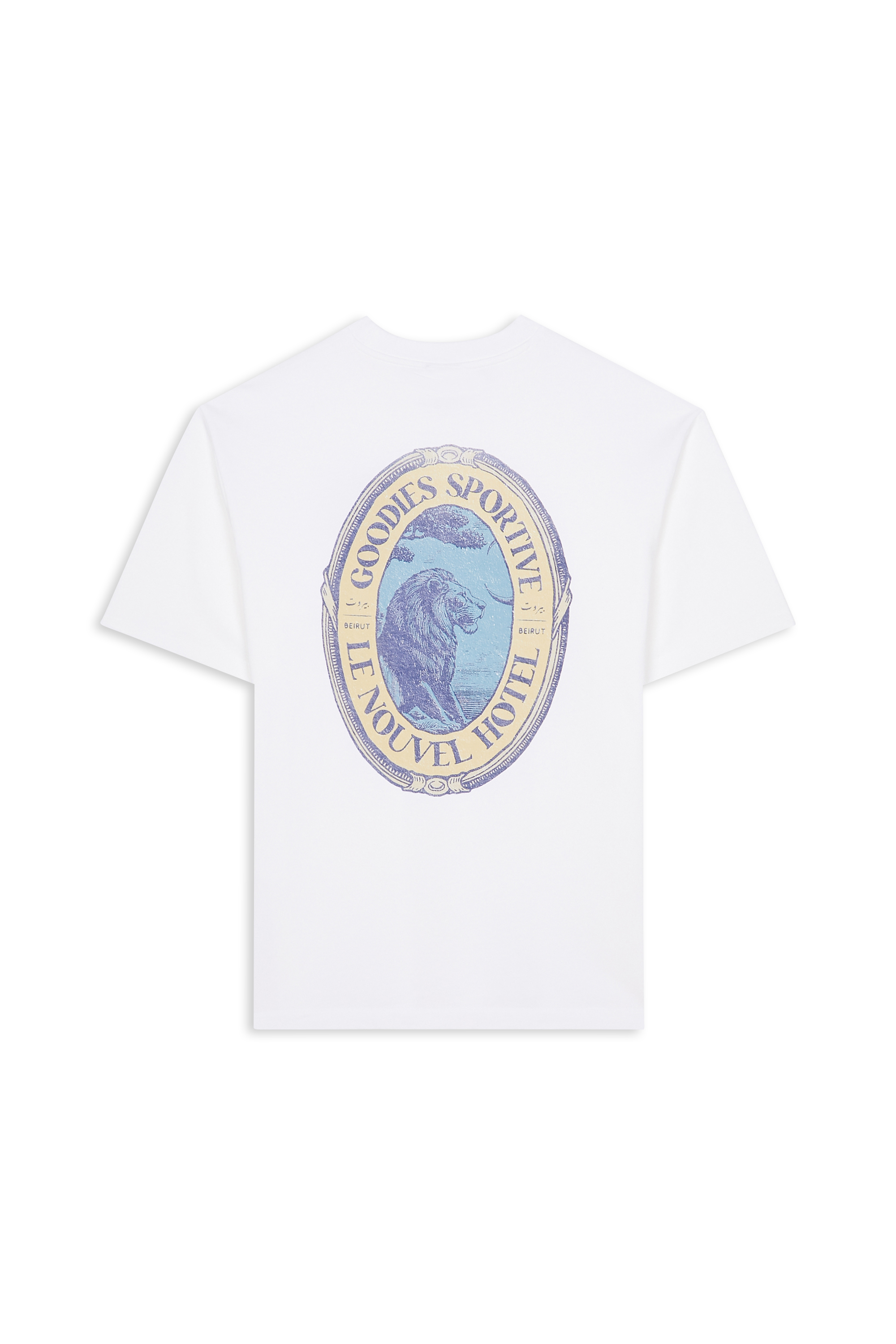 Regular-fit round-neck cotton T-shirt White