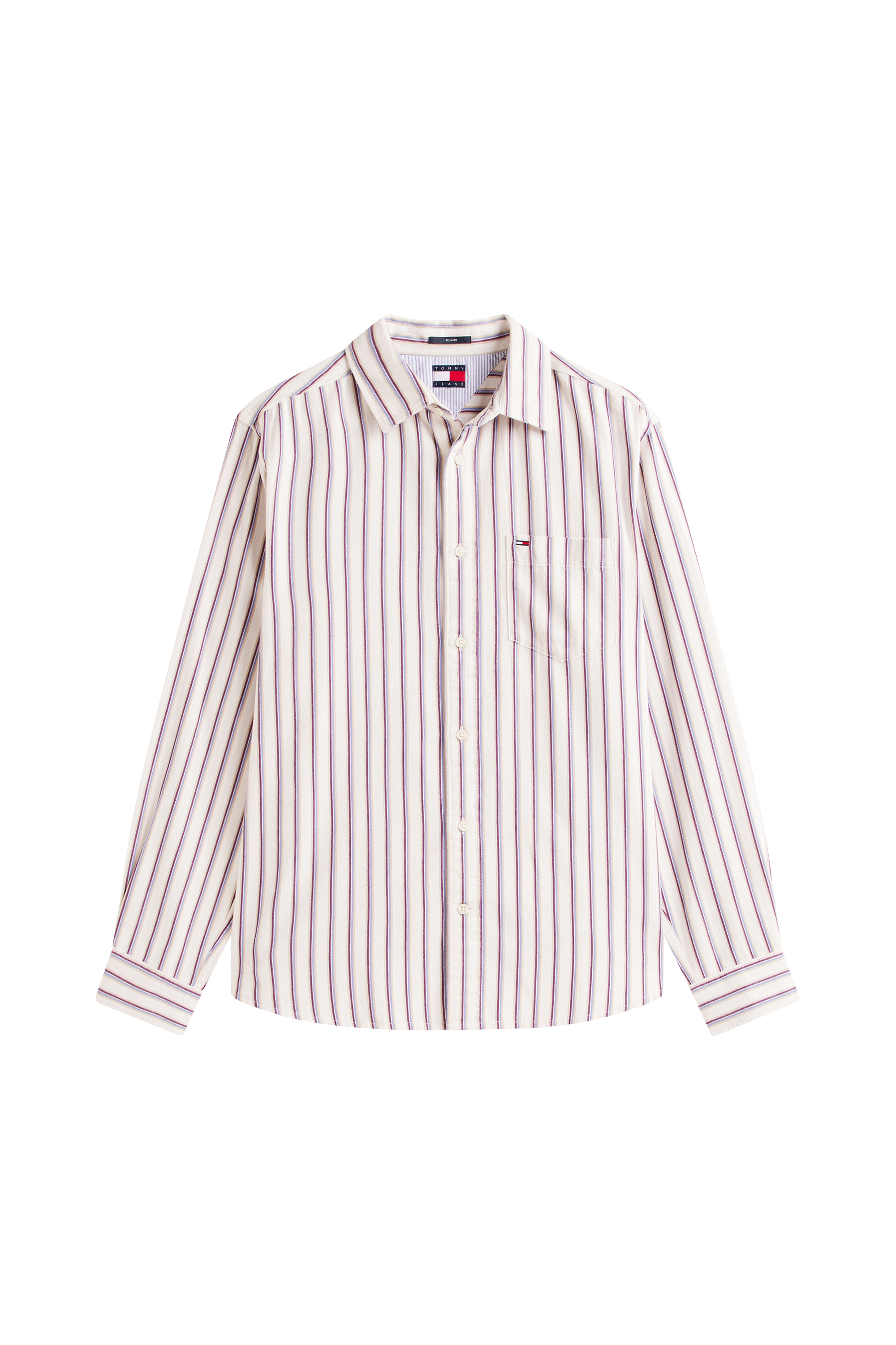 Chemise TJM RLX STRIPE TWILL SHIRT Blanc