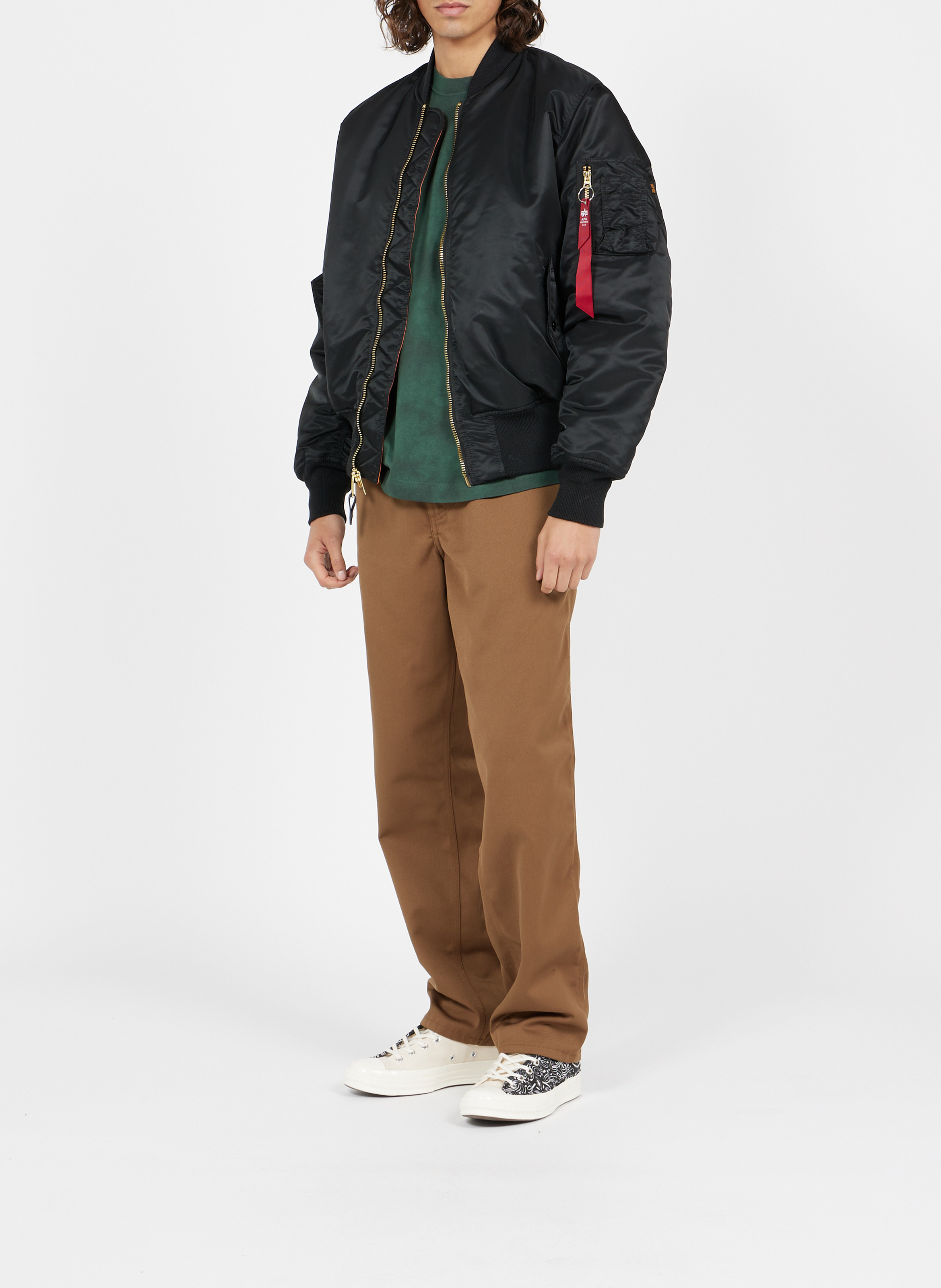 bomber ALPHA INDUSTRIES Black