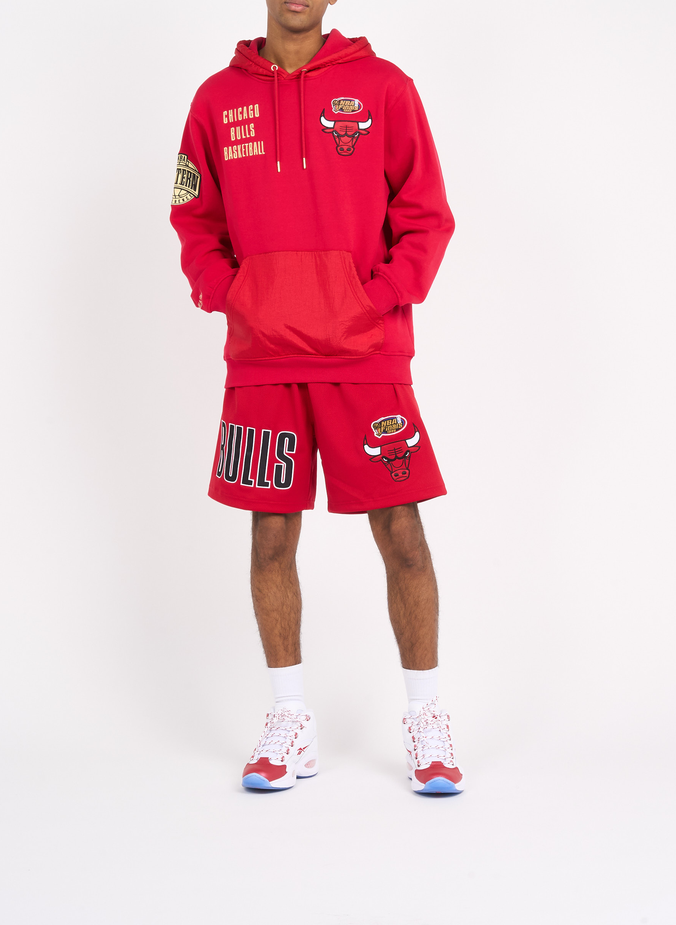 Hoodie MITCHELL & NESS Red