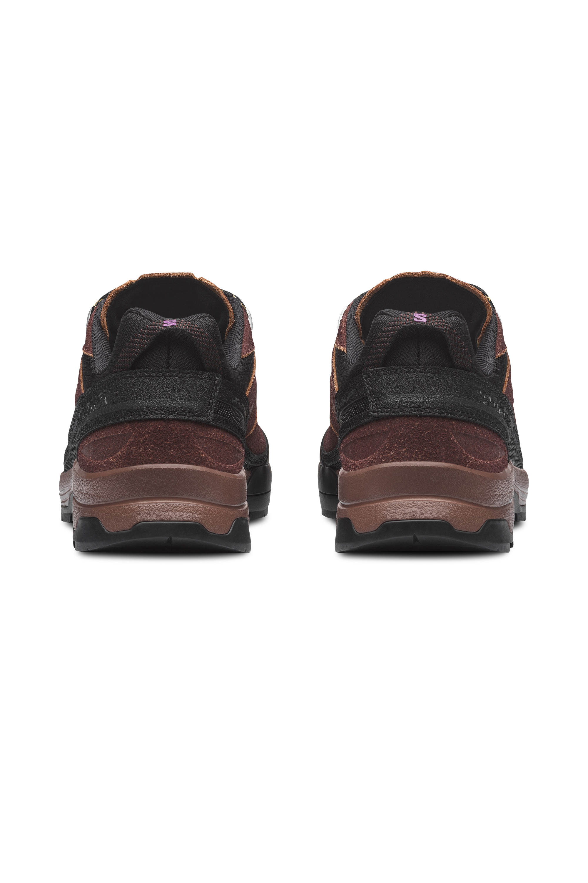 Men?s Storm 96 LO fabric and leather sneakers | Brown SALOMON Men