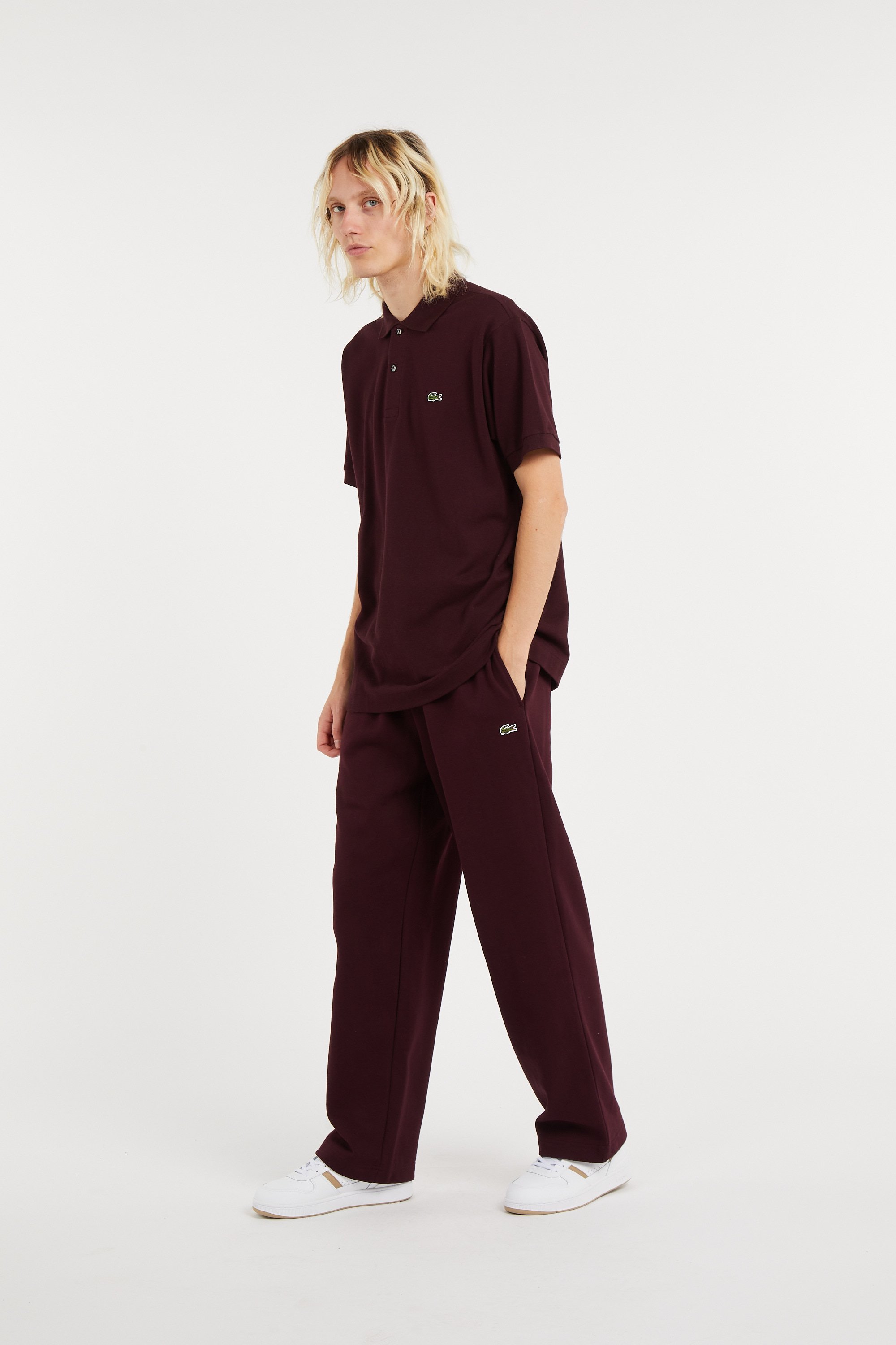 Pantalon de survêtement LACOSTE Rouge