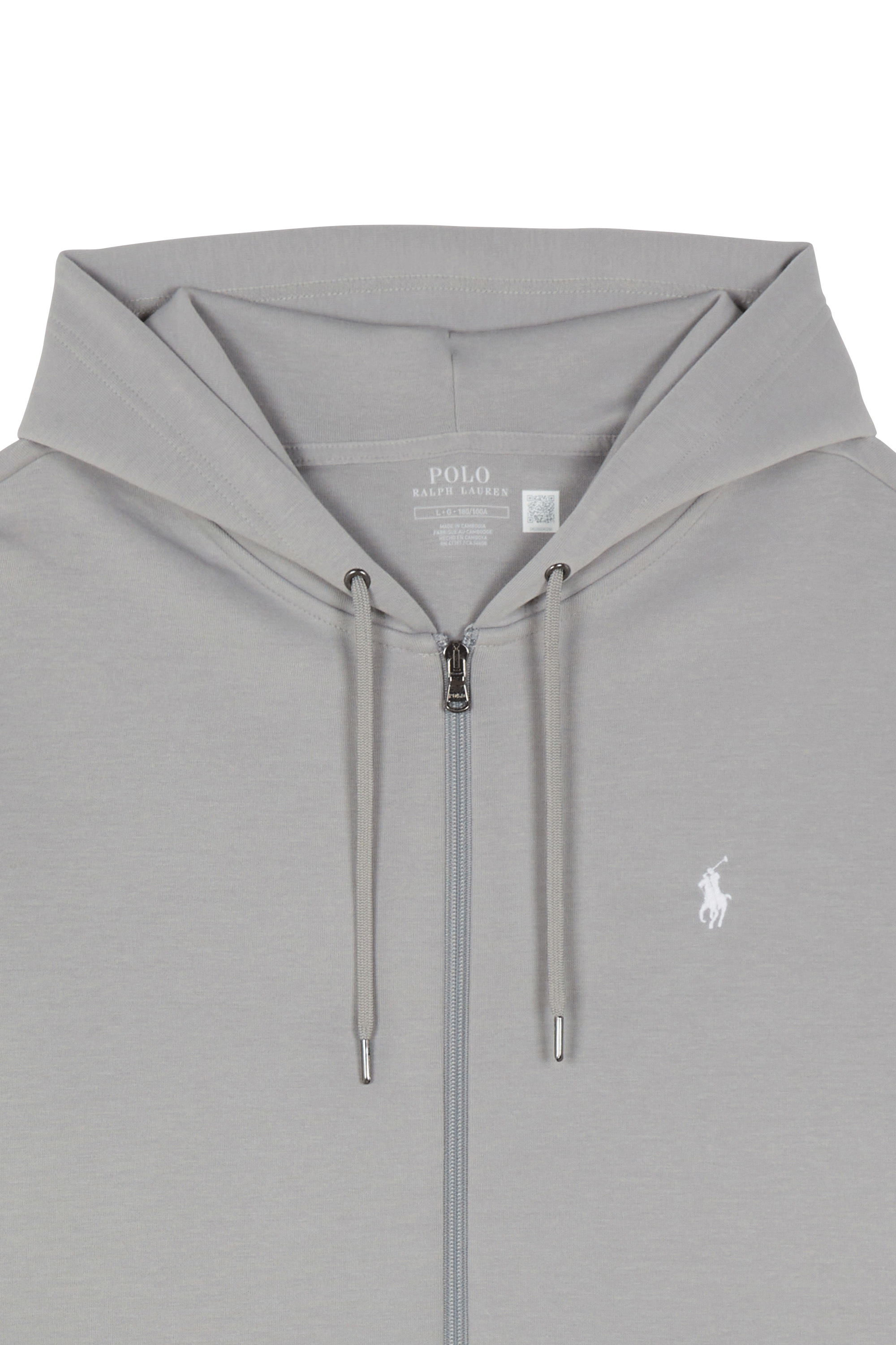 Hoodie zippé Gris