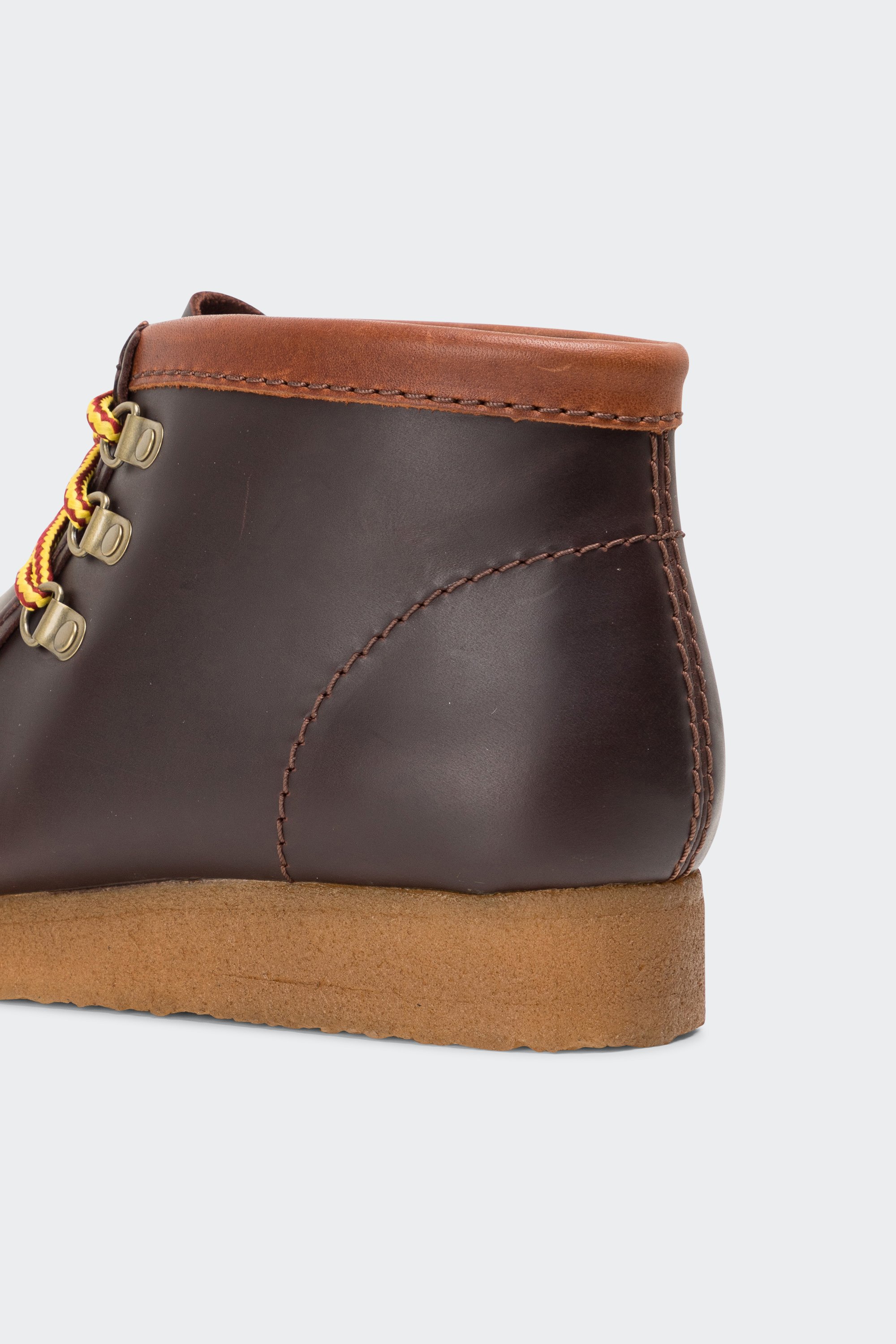 Heeled leather mid-calf boots | Purple by CLARKS ORIGINALS Heeled leather mid-calf boots Purple