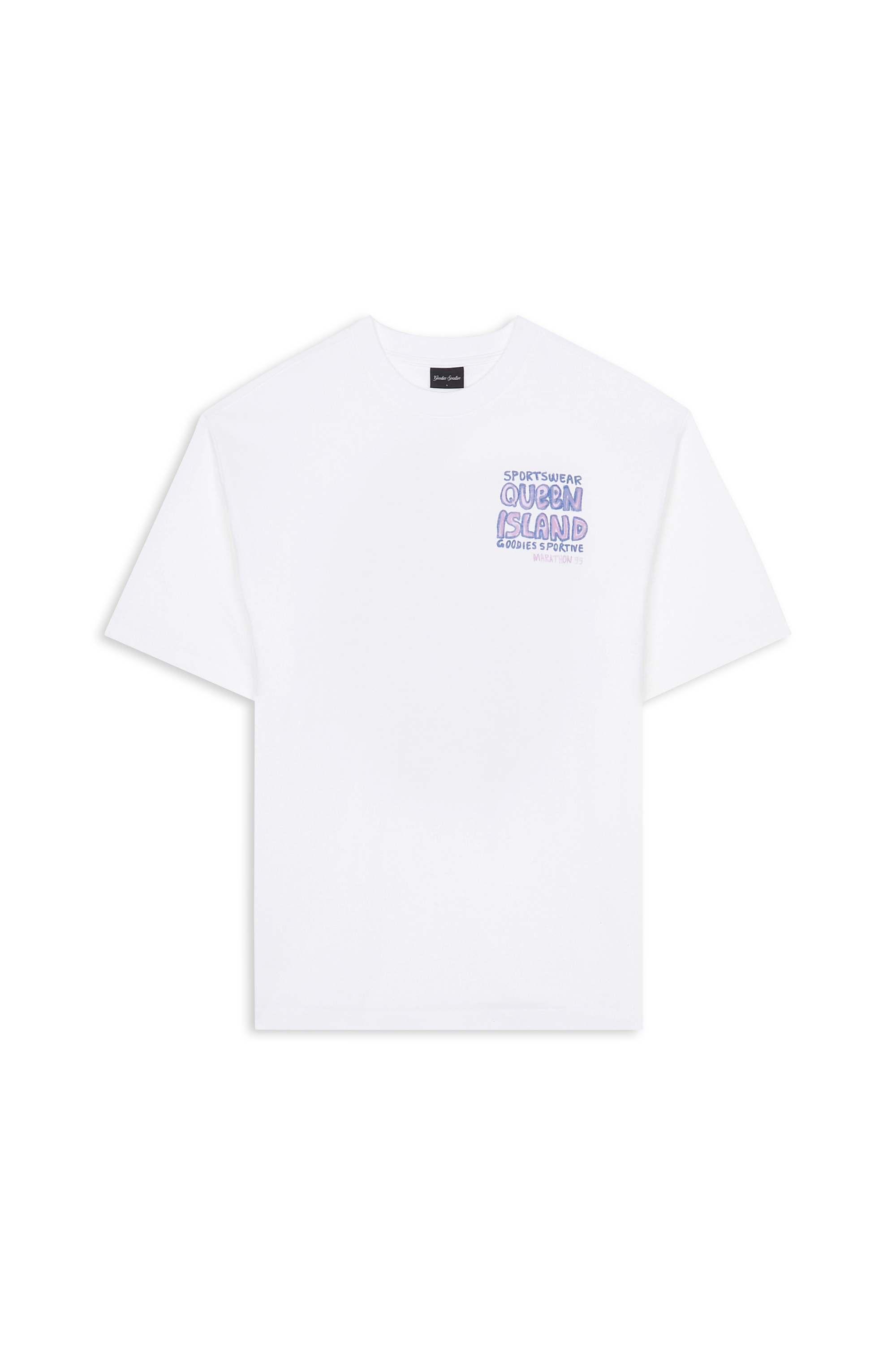 Regular-fit round-neck cotton T-shirt White