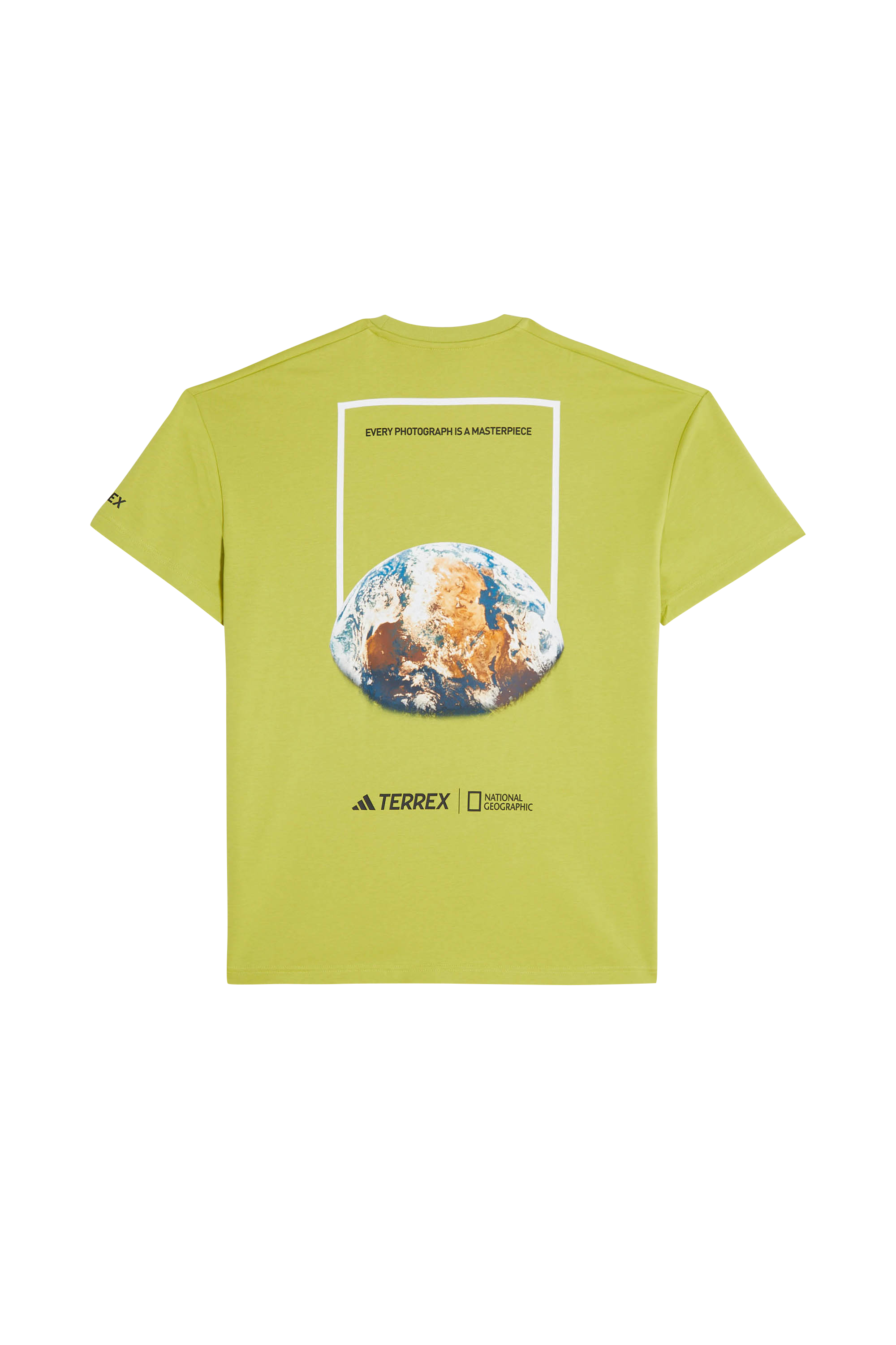 Regular-fit round-neck cotton T-shirt ADIDAS Green