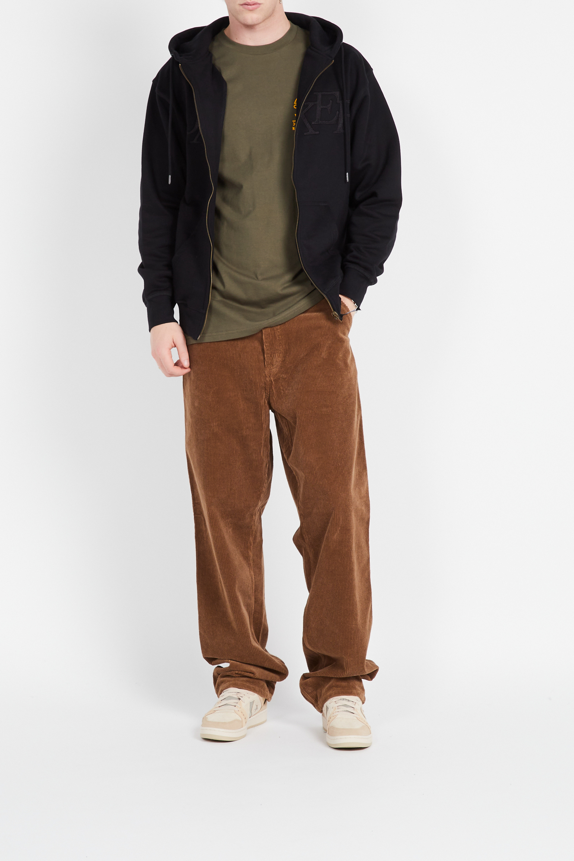 Straight velvet pants | Brown CARHARTT WIP Men