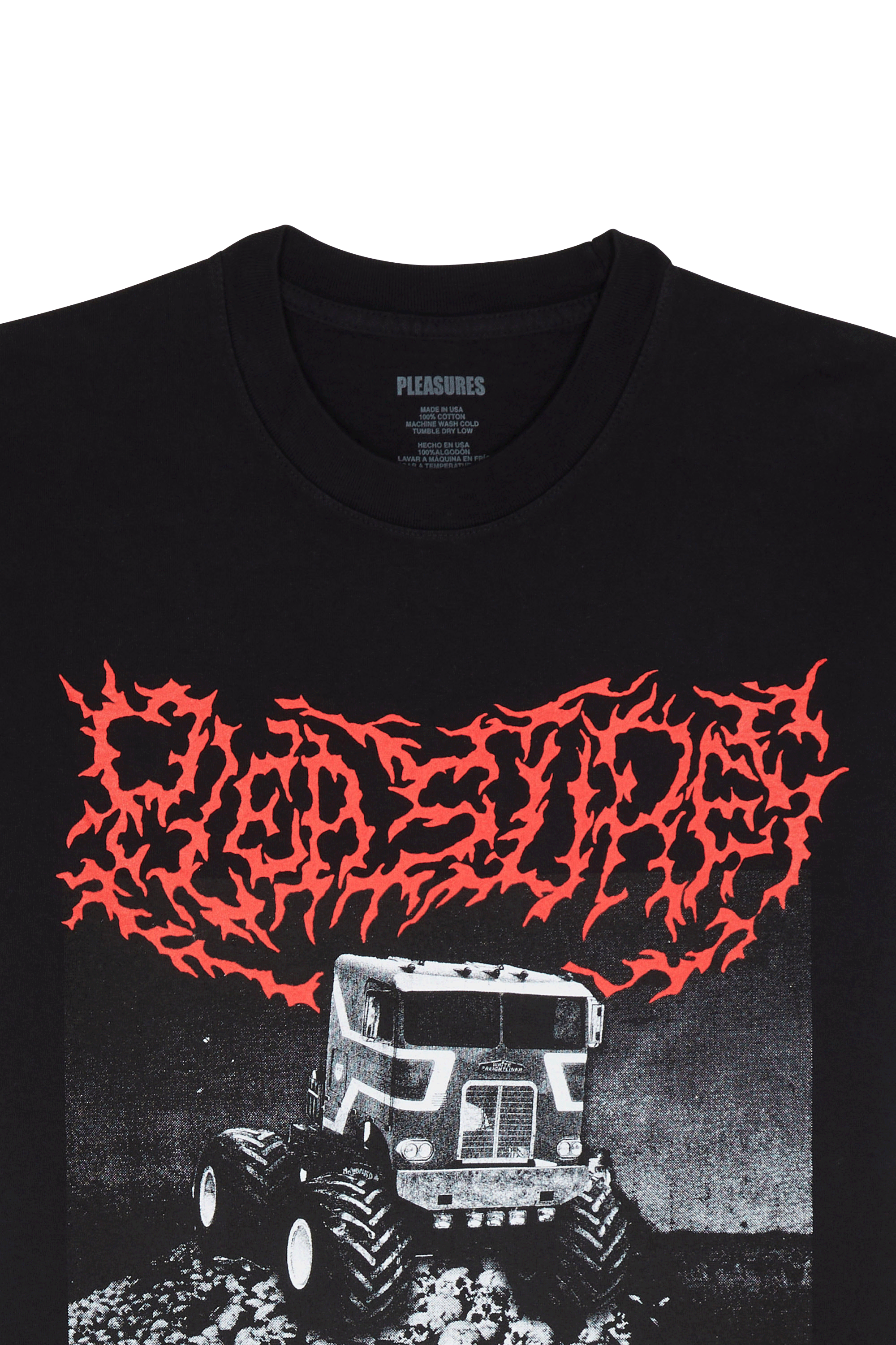 T-shirt PLEASURES Black