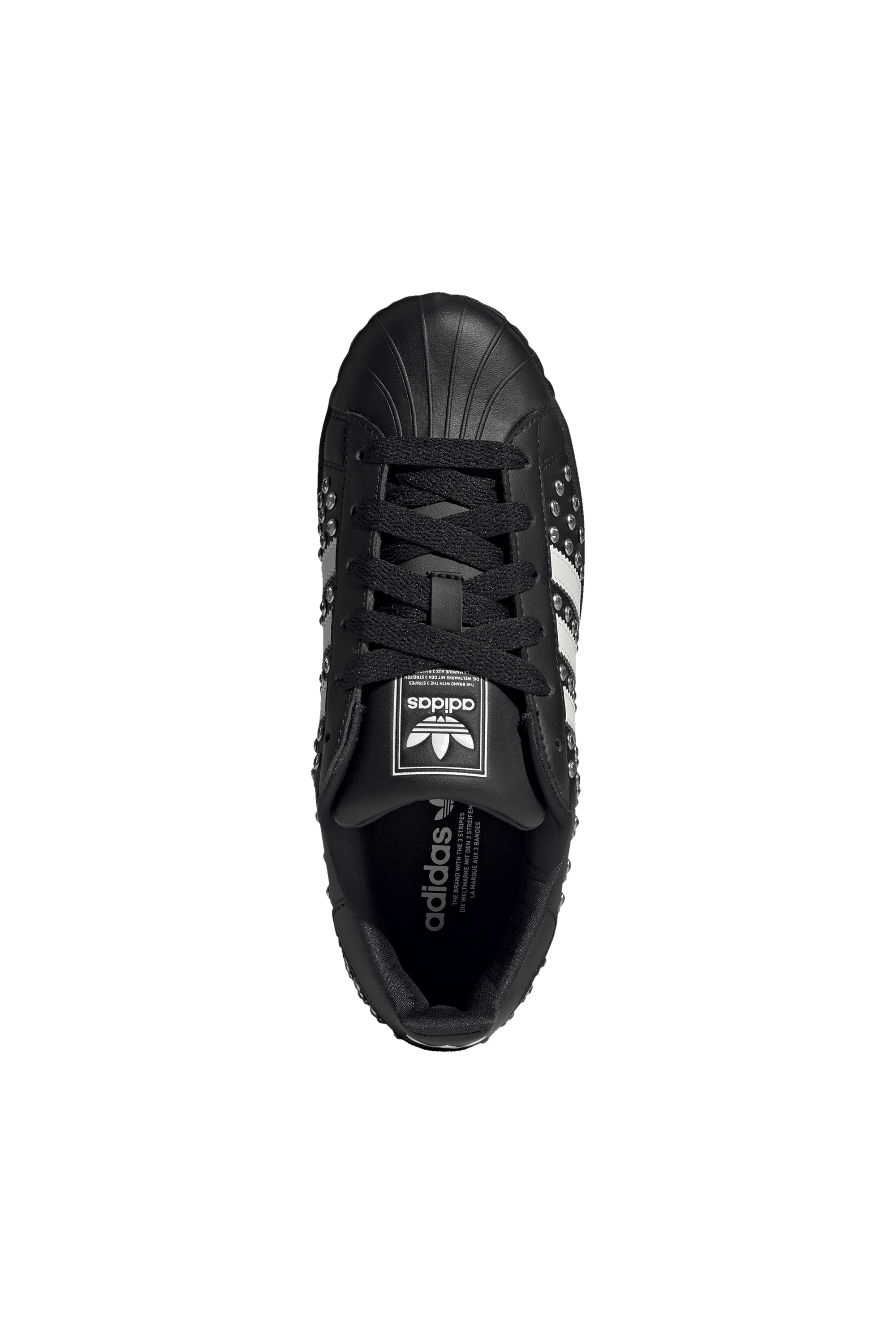 Low-top sneakers with rhinestones | Black ADIDAS Women