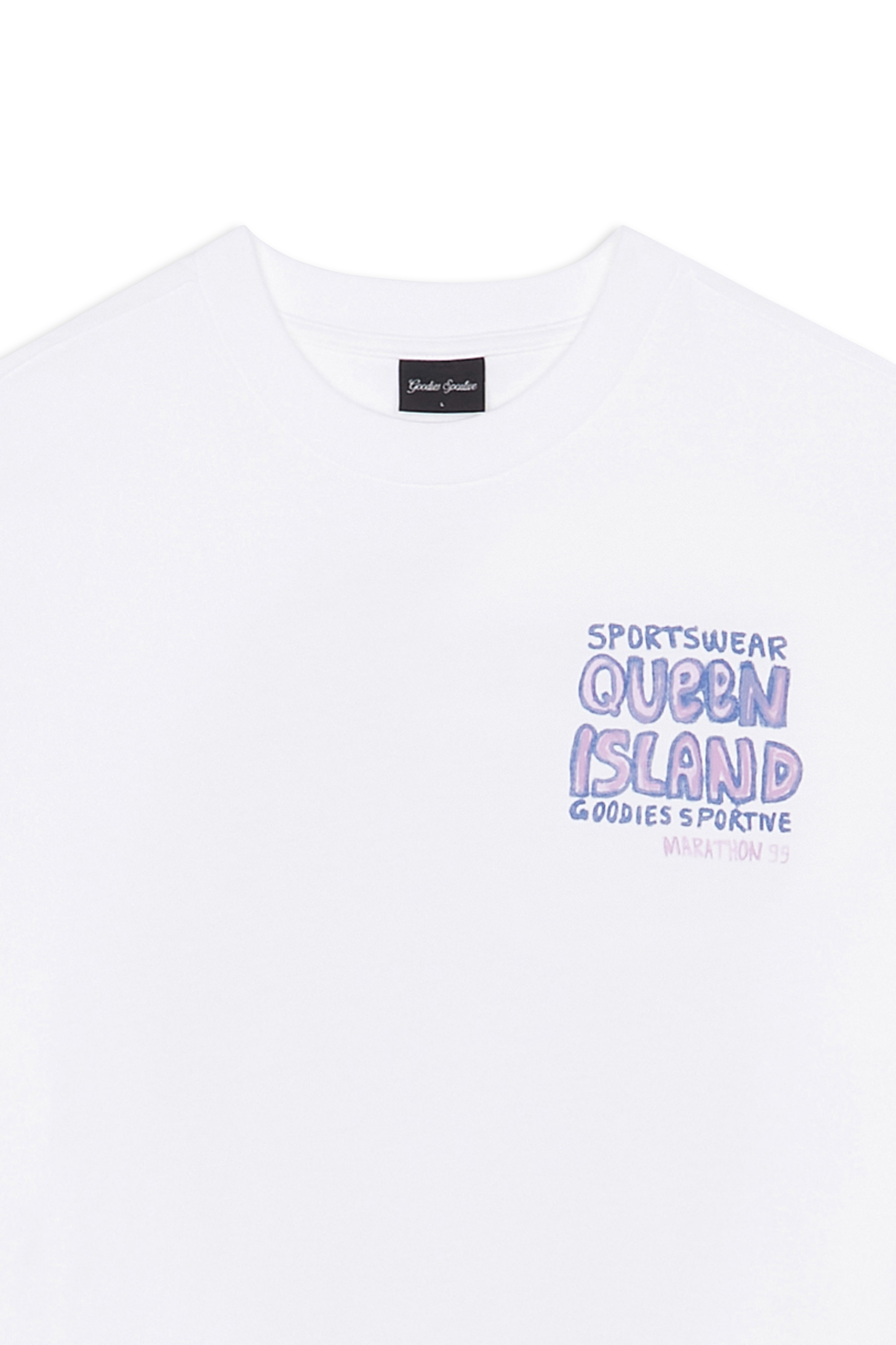 Regular-fit round-neck cotton T-shirt White