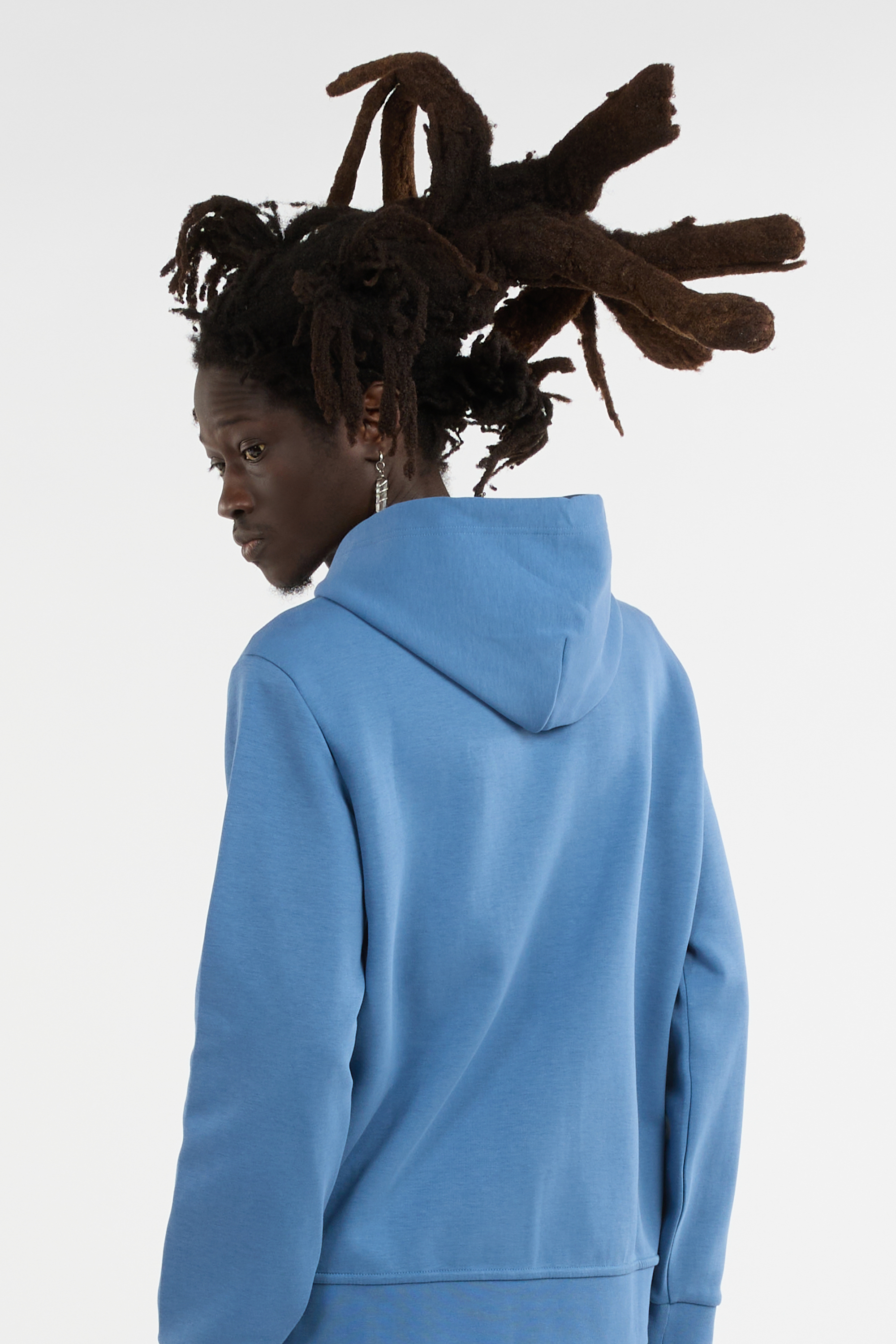 Zippered hoodie Blue