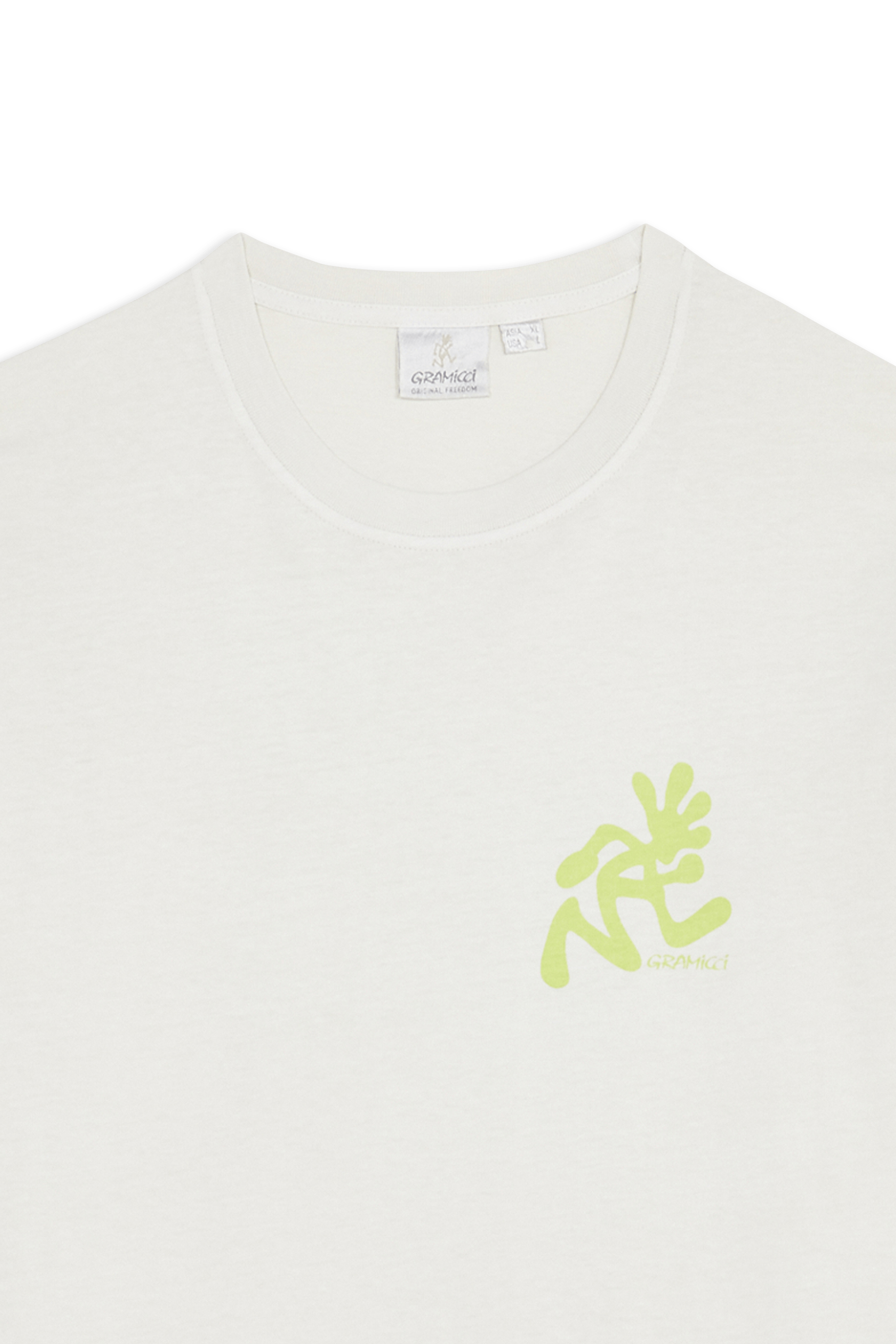 Regular-fit round-neck cotton T-shirt Beige