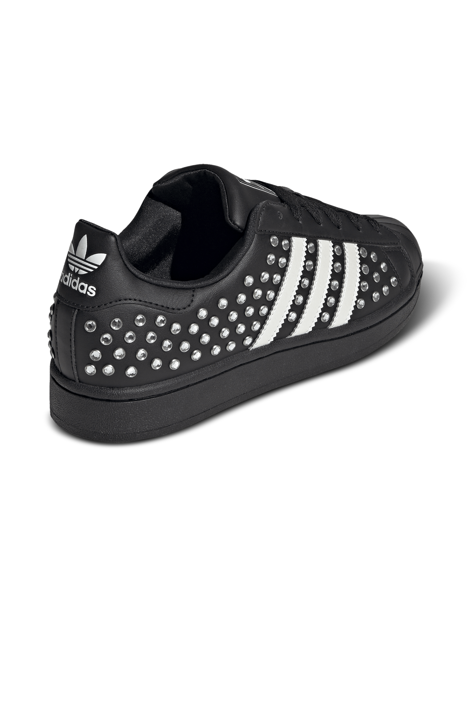 Low-top sneakers with rhinestones | Black ADIDAS Women