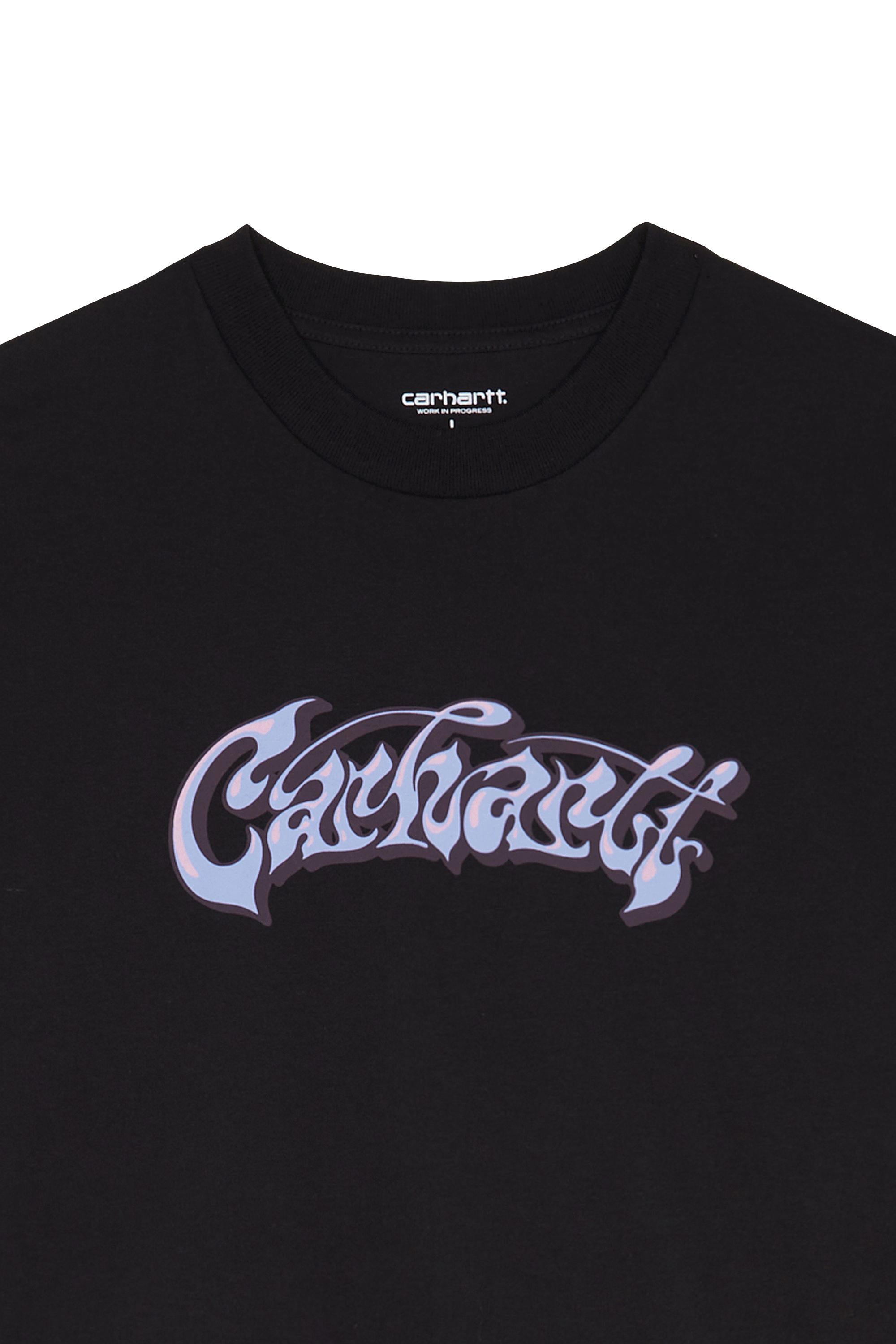 Regular-fit round-neck cotton T-shirt | Black CARHARTT WIP Men