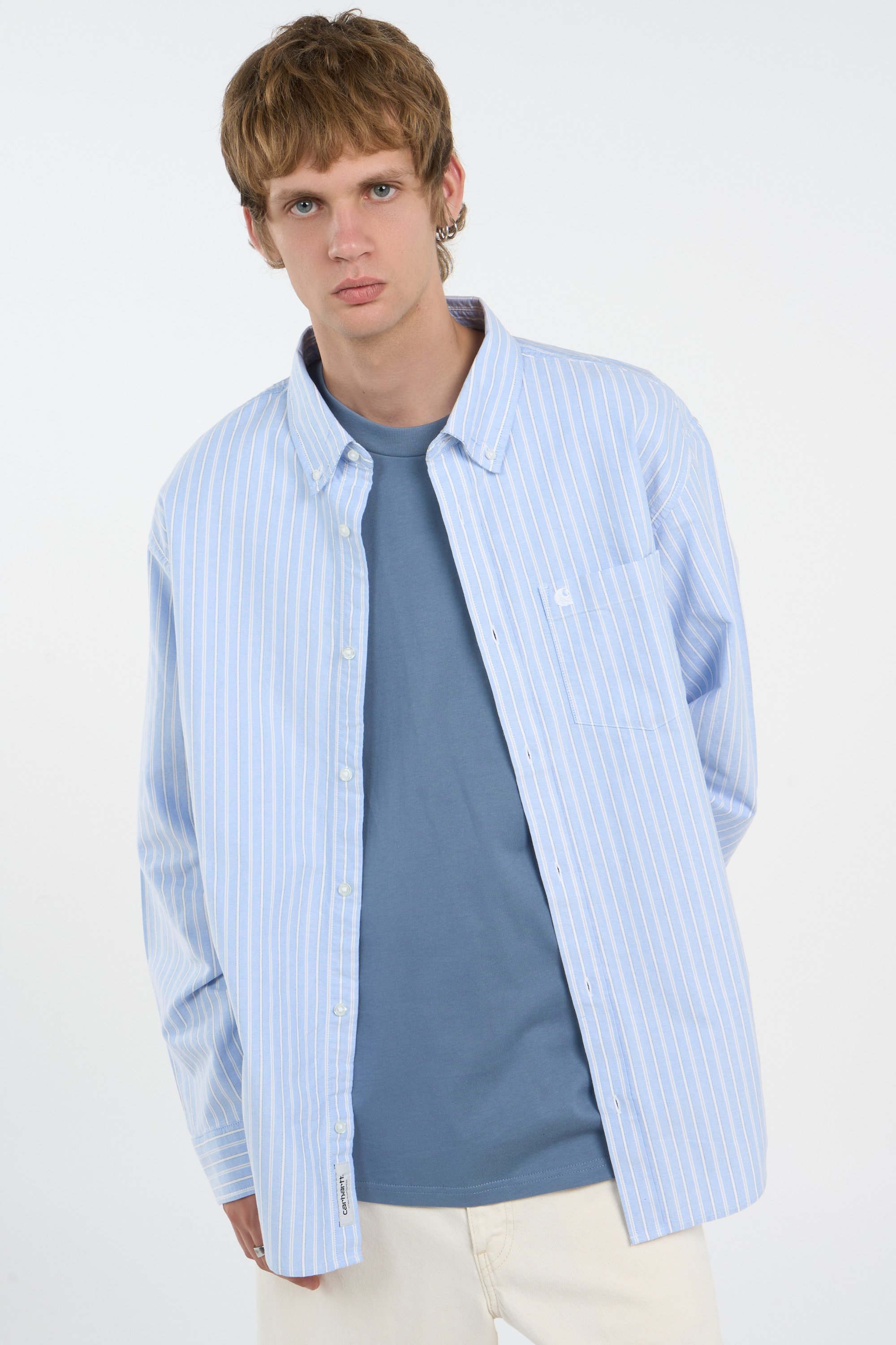 Chemise oversize en coton | Bleu CARHARTT WIP Homme