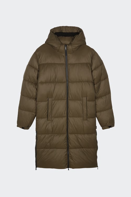 SCHOTT puffer coat Brown
