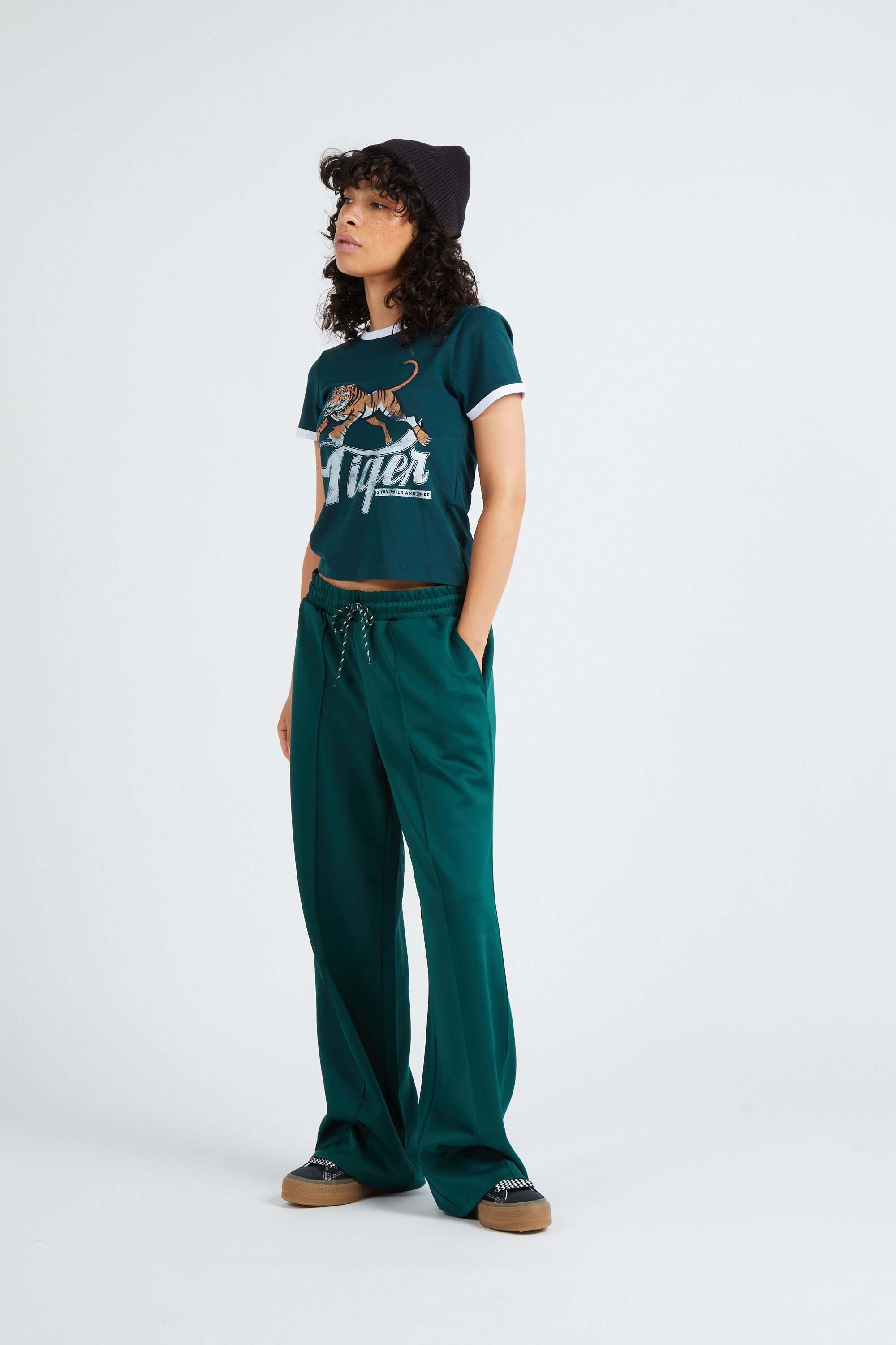 T-shirt NOISY MAY Green