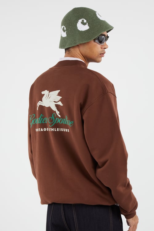 GOODIES SPORTIVE Sweatshirt Marron