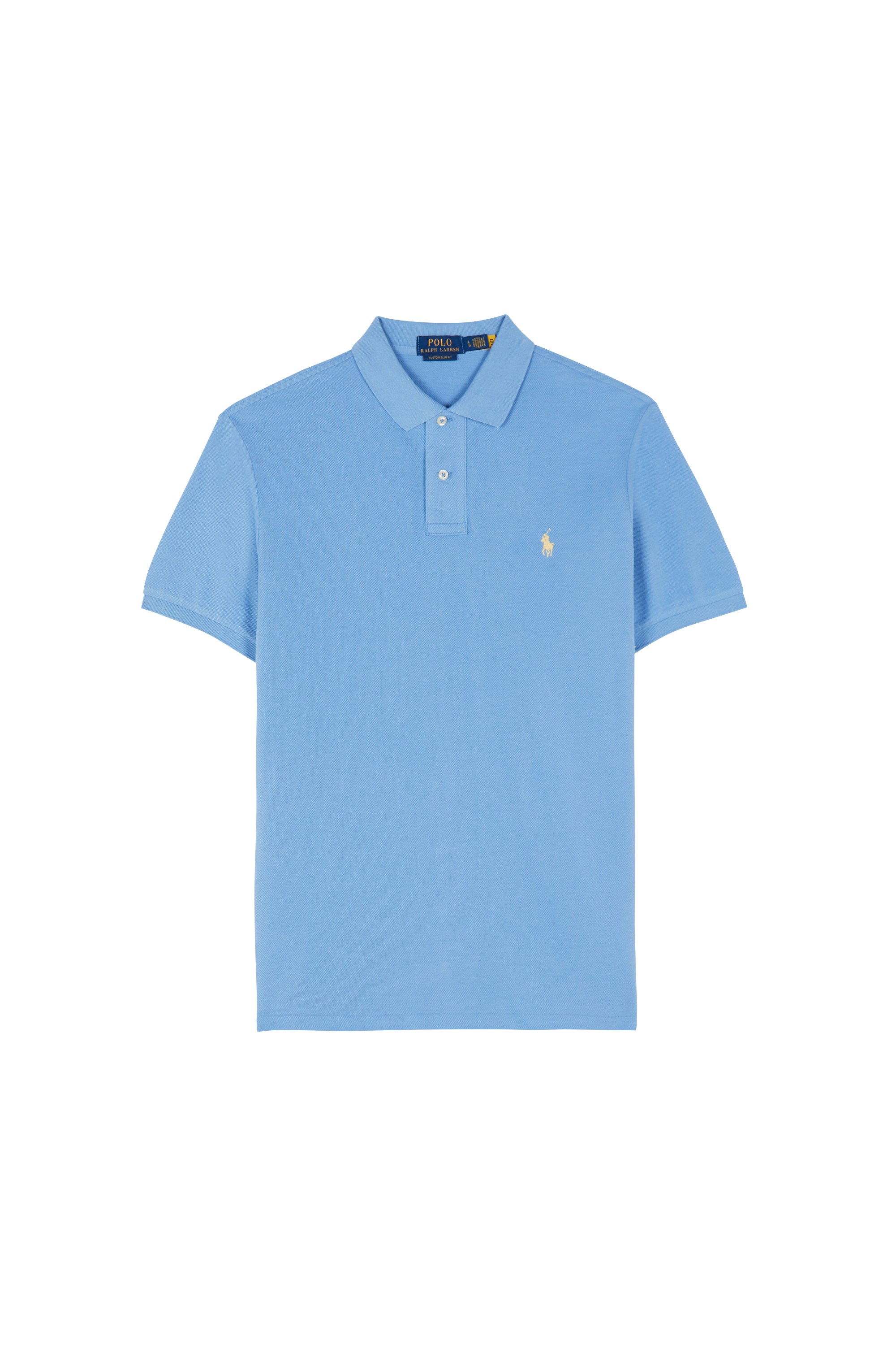 Cotton polo shirt  Bristol blue/c1359