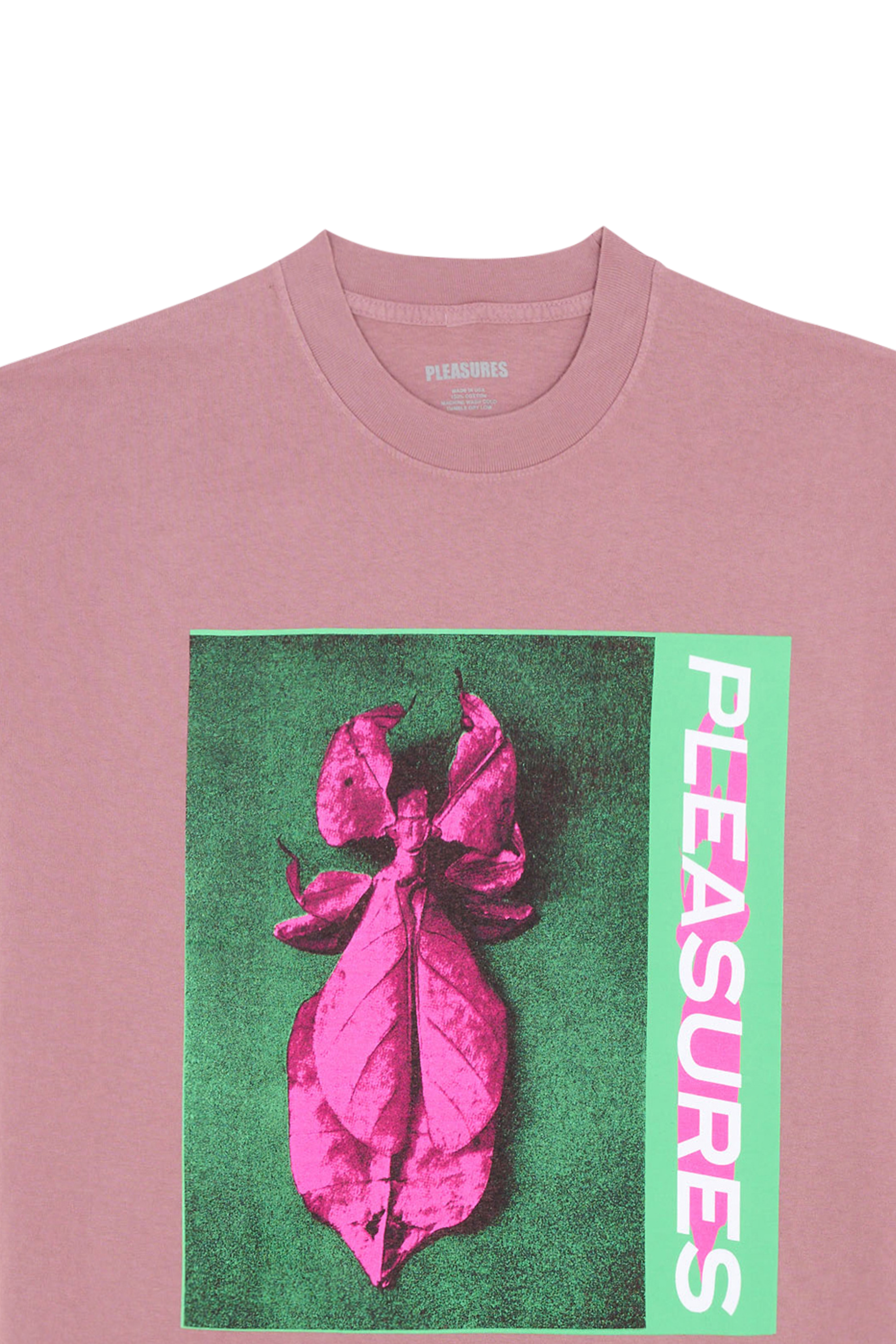 Regular-fit round-neck cotton T-shirt Purple