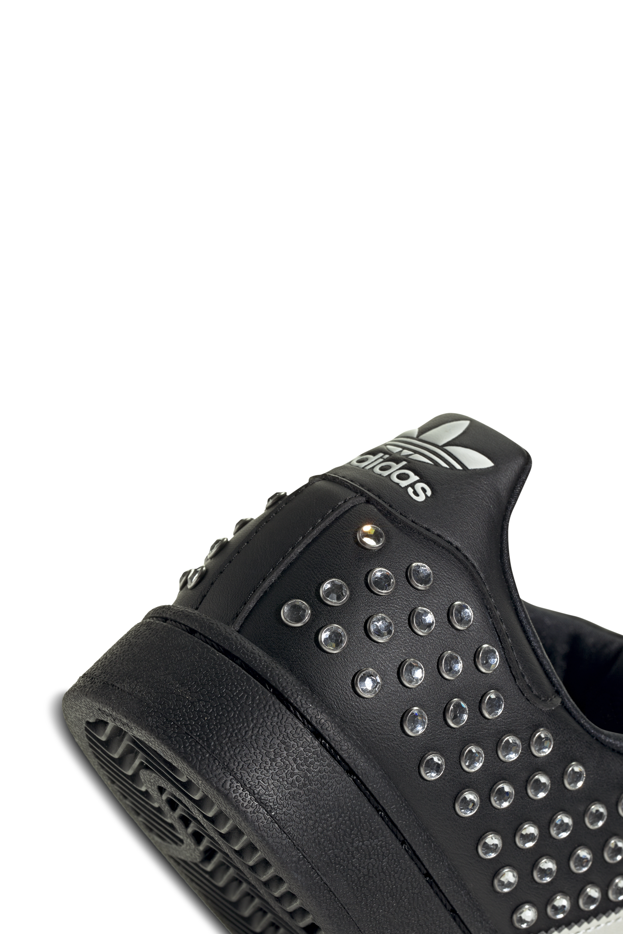 Low-top sneakers with rhinestones | Black ADIDAS Women