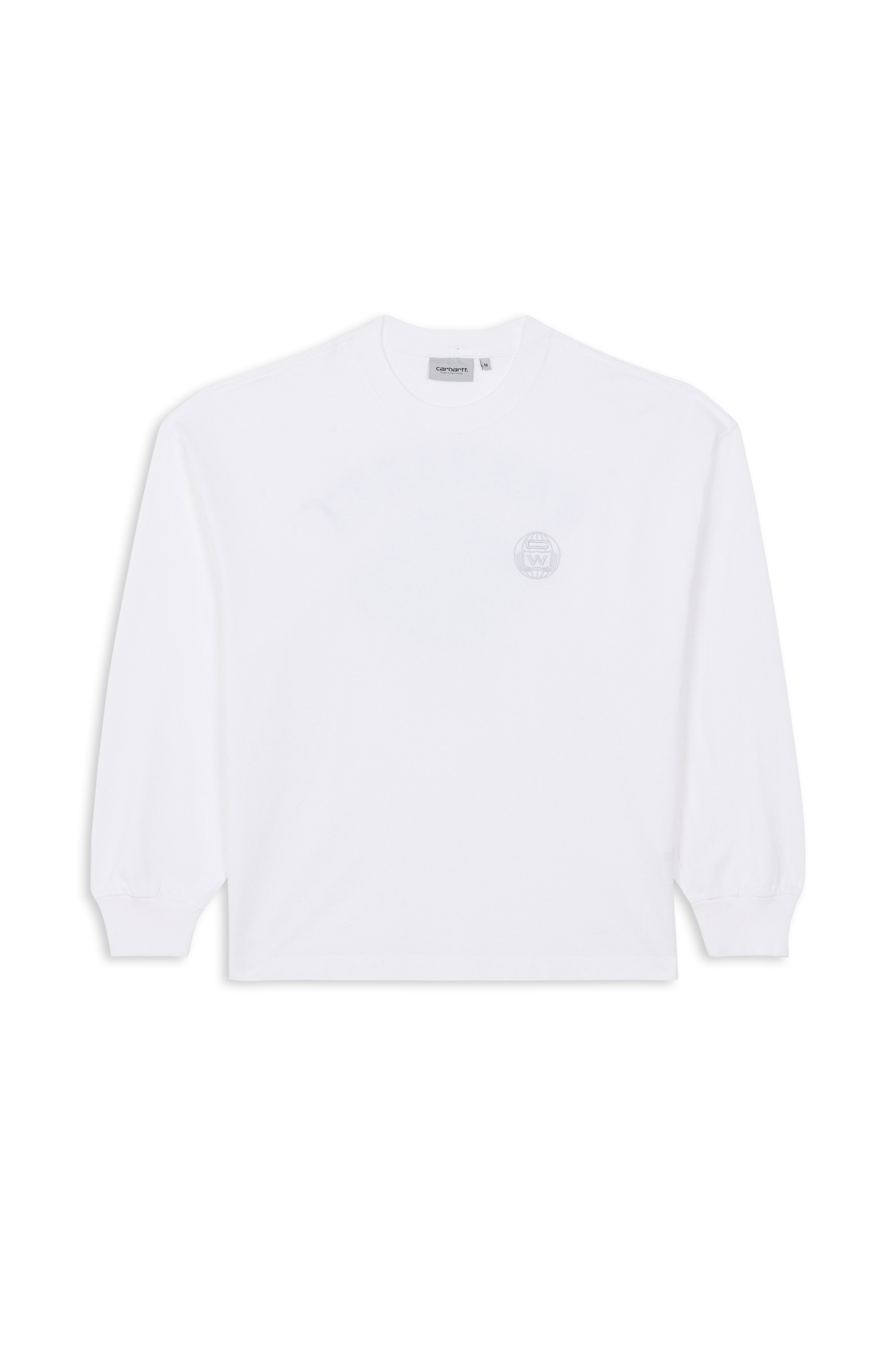 Regular-fit round-neck cotton T-shirt White