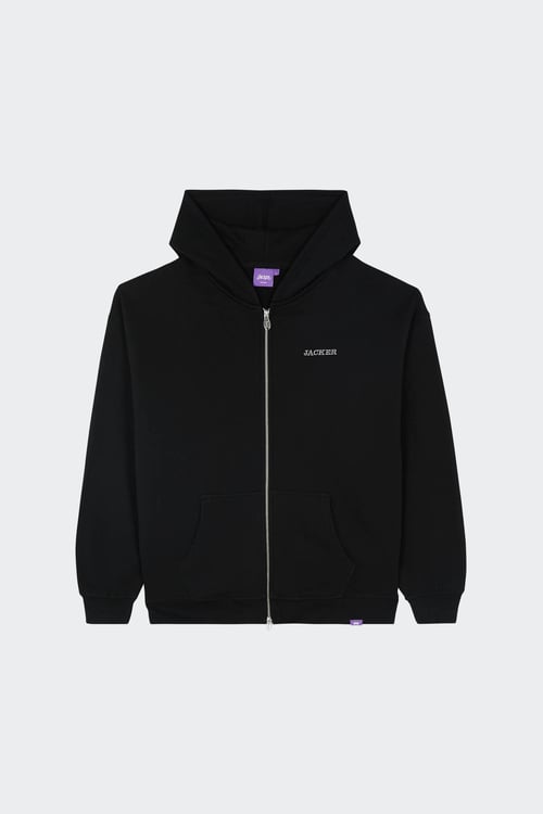 JACKER Hoodie zippé Noir