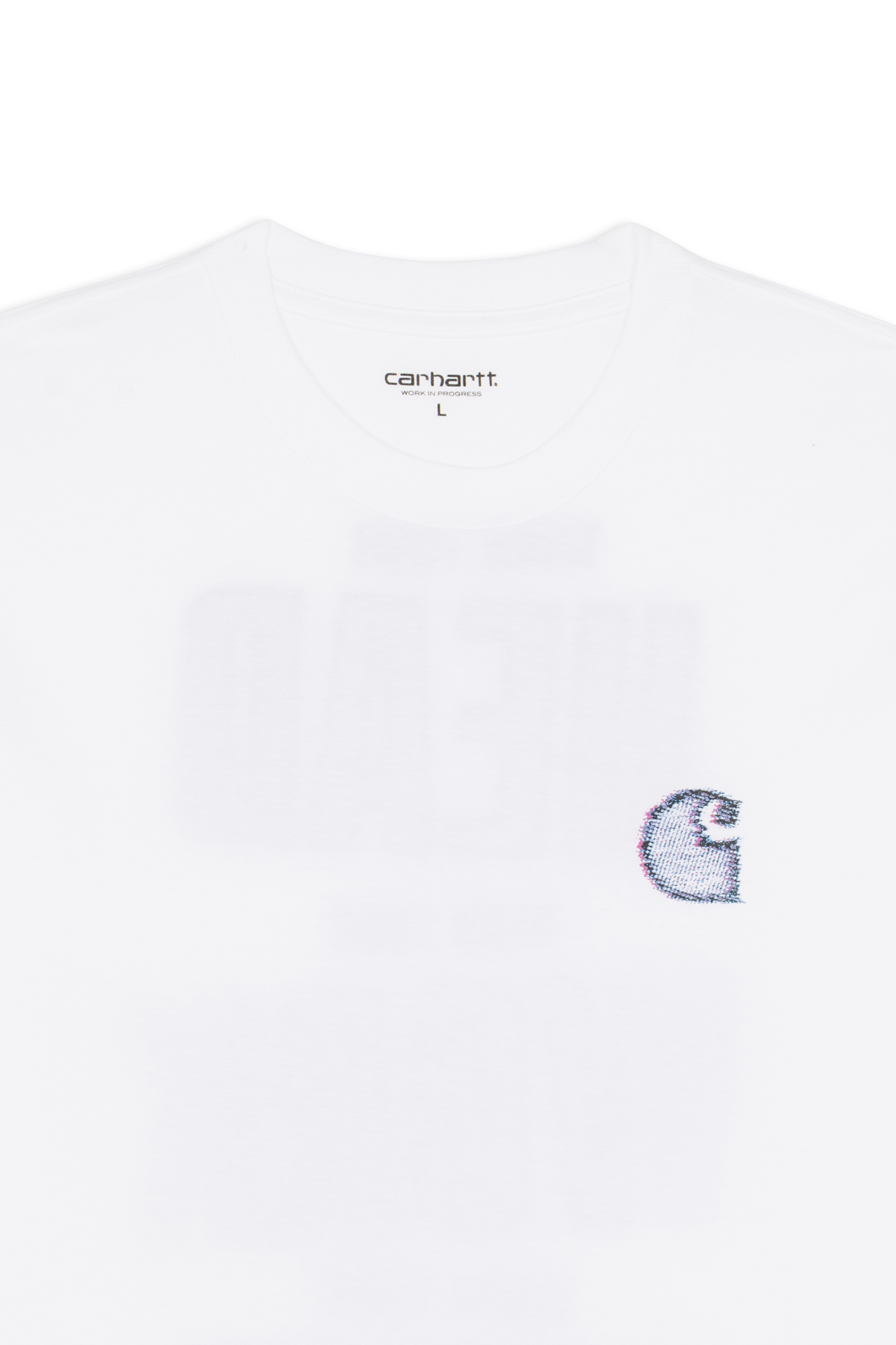 Regular-fit round-neck cotton T-shirt White