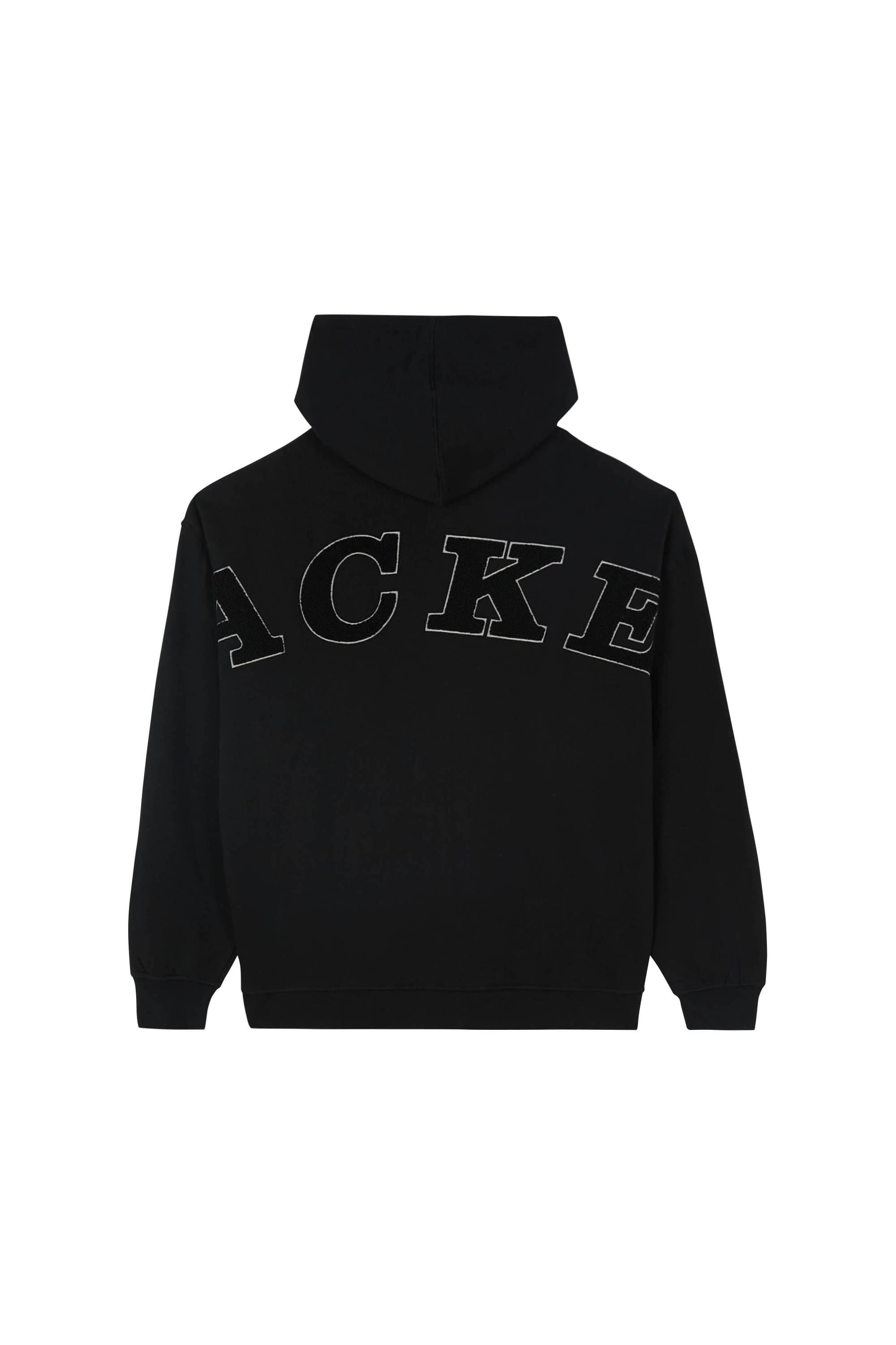 Zip-up hoodie Black