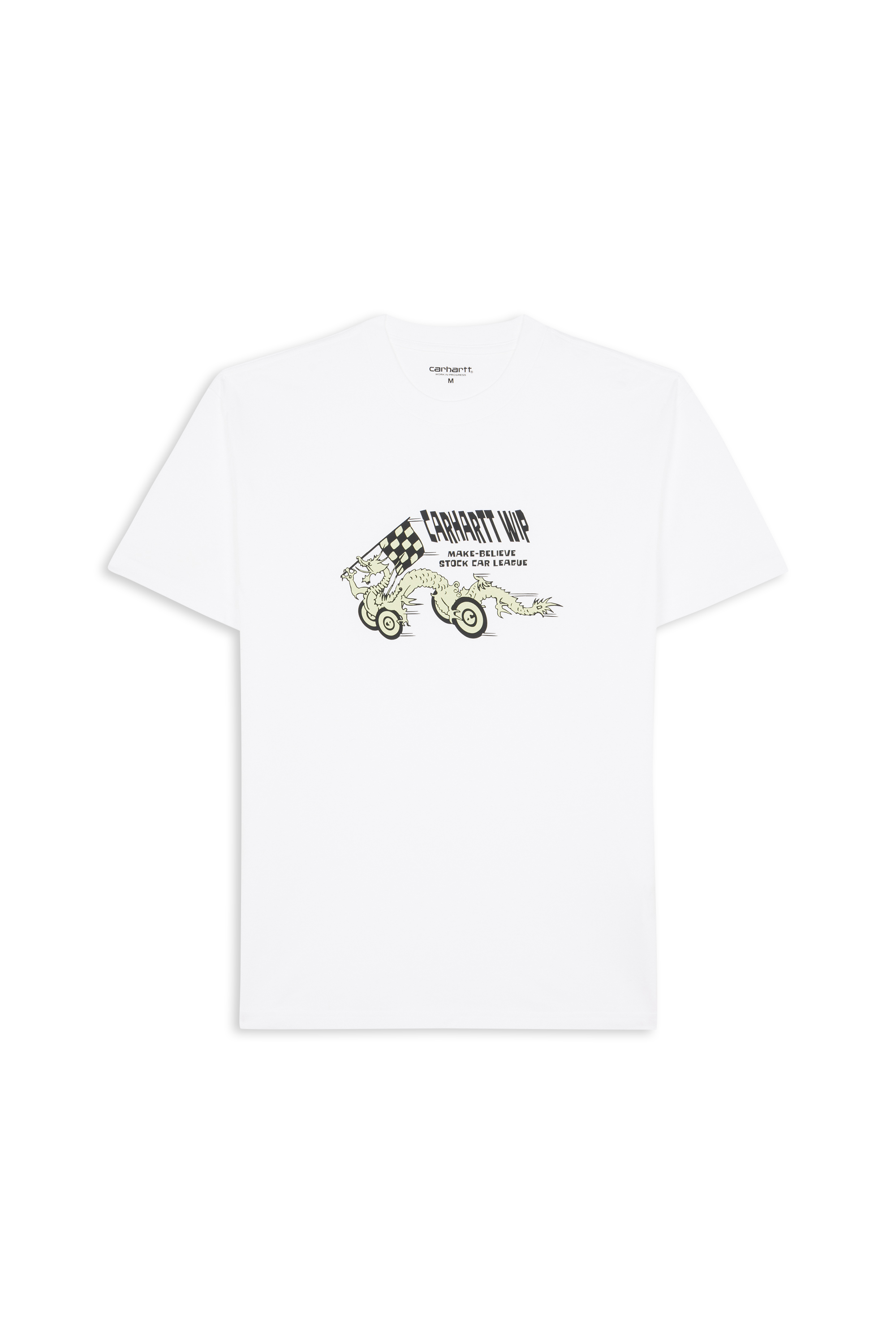 Regular-fit round-neck cotton T-shirt White
