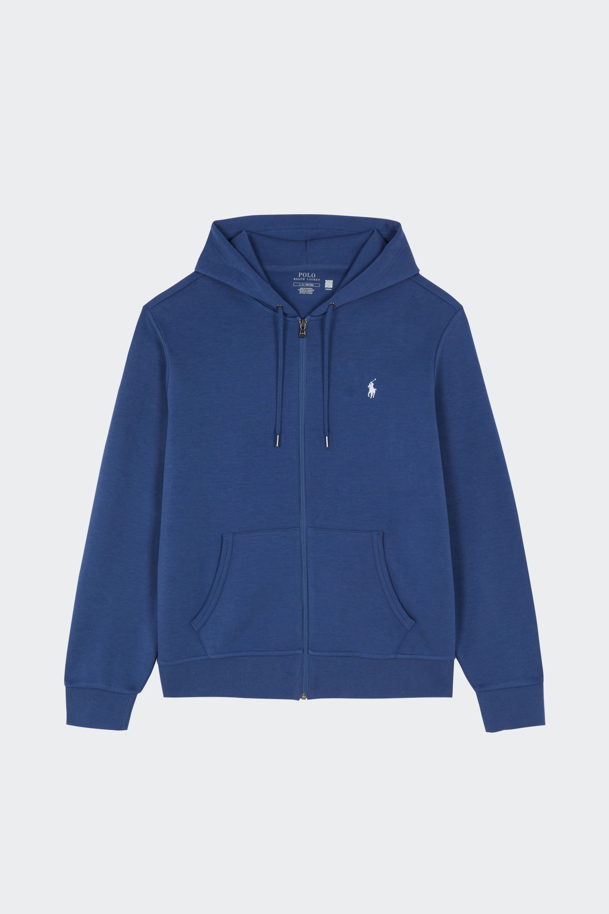 Regular-Fit zip-Up cotton-Blend hoodie with pony player Double Regular-Fit zip-Up cotton-Blend hoodie with pony player Double