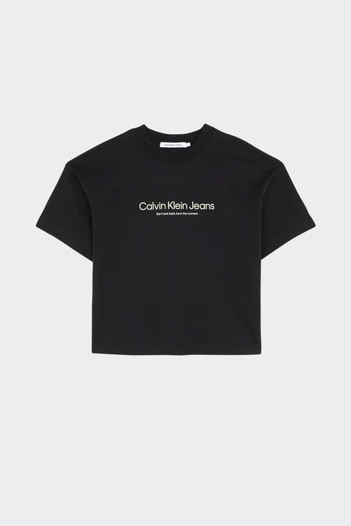 T shirt calvin top klein femme noir
