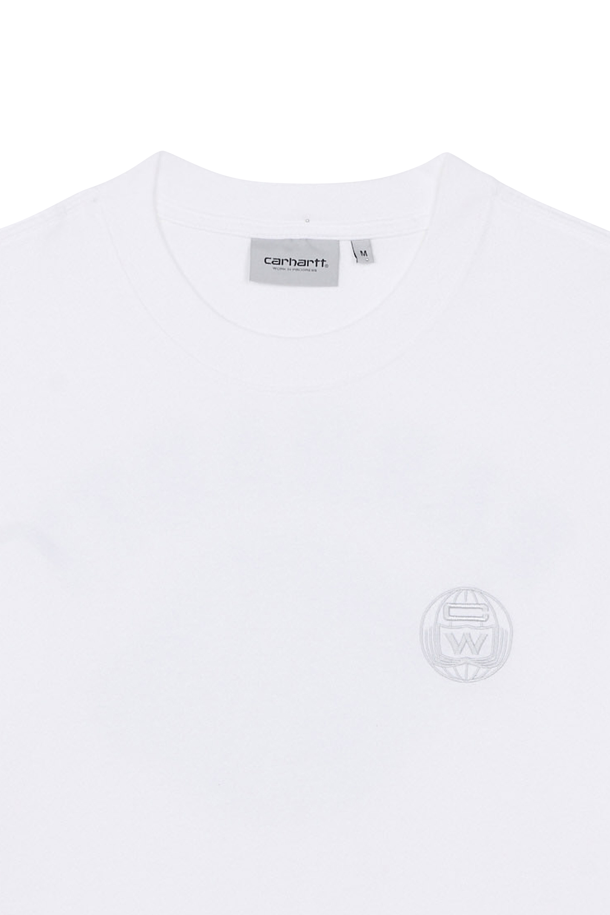 Regular-fit round-neck cotton T-shirt White
