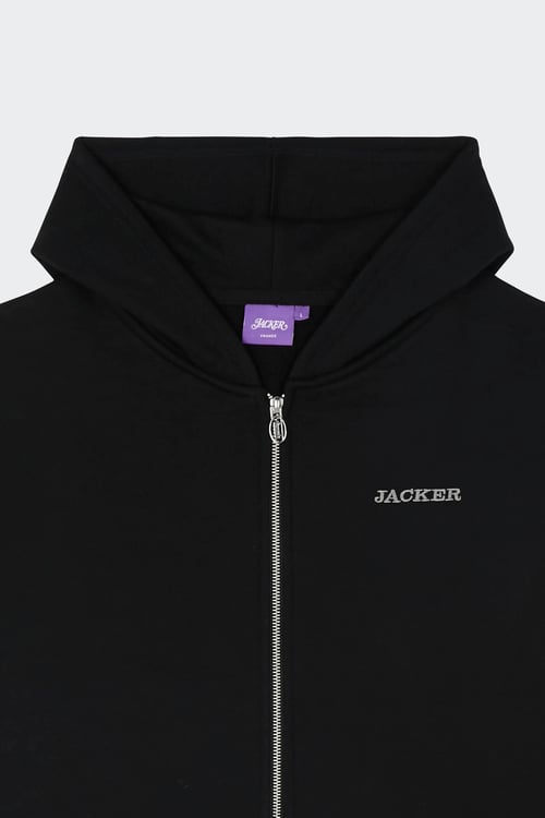 JACKER Hoodie zippé Noir
